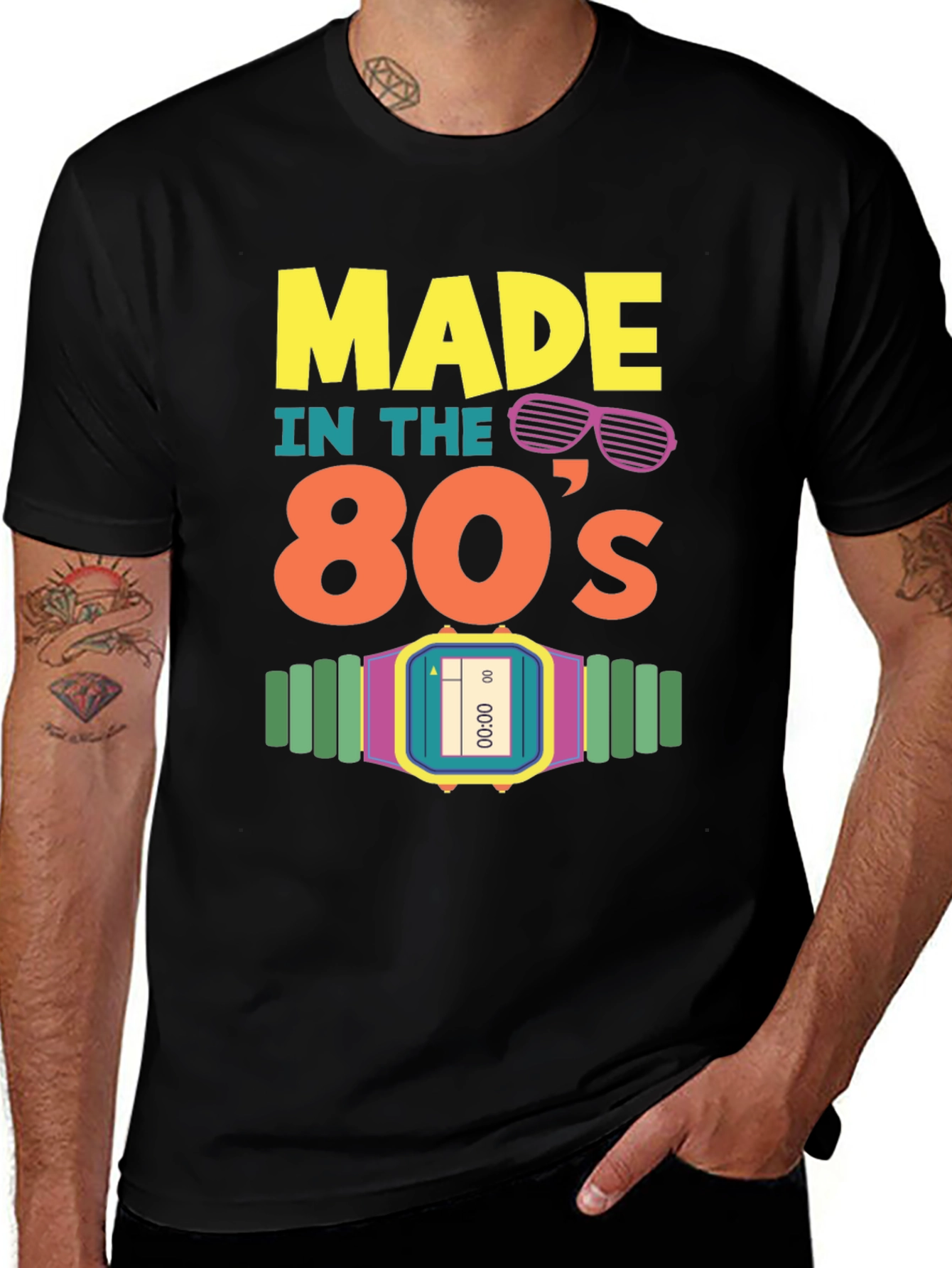 Variant 27 of Made in the 80's Retro Graphic T-Shirt