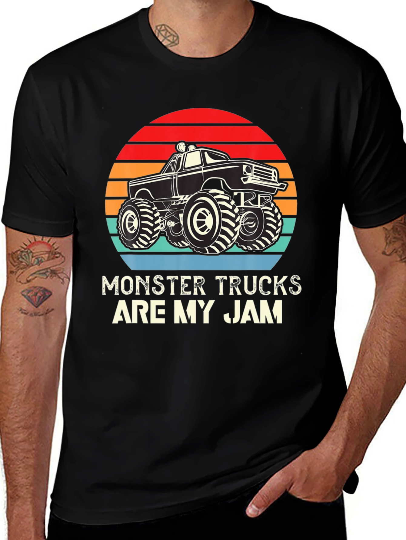 Variant 22 of Monster Trucks Are My Jam Graphic T-Shirt
