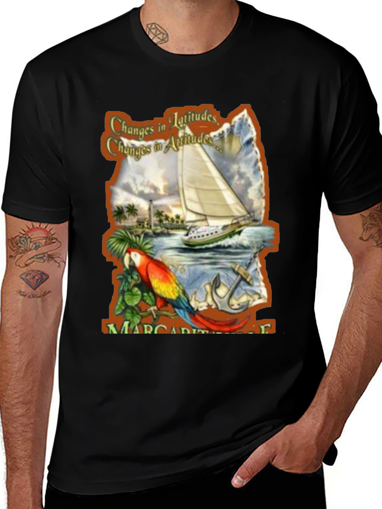 Variant 7 of Margaritaville Changes in Latitudes T-Shirt