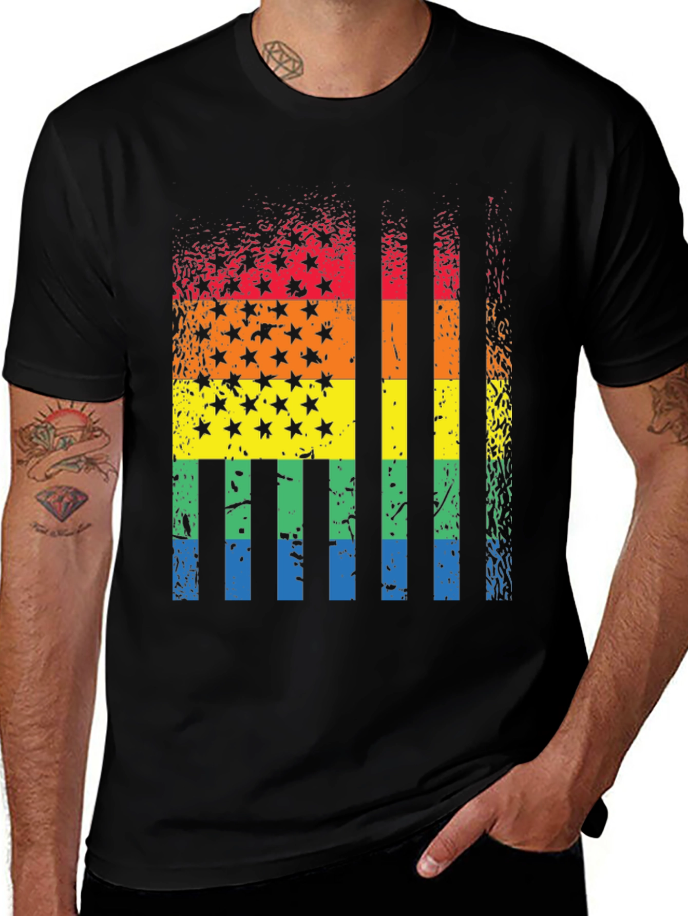 Variant 16 of Pride Flag Graphic Tee