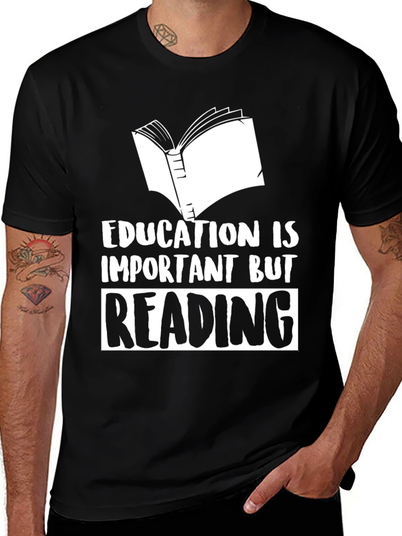 Variant 9 of Education Reading T-Shirt