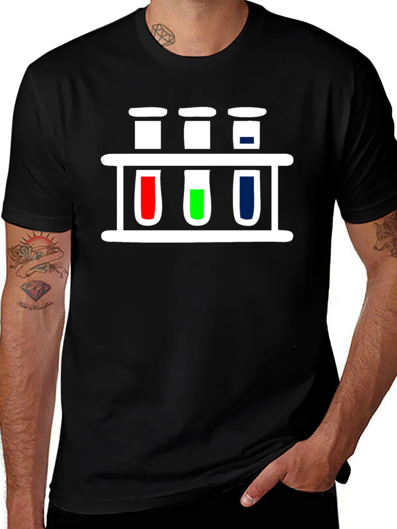 Science Test Tube Graphic Tee