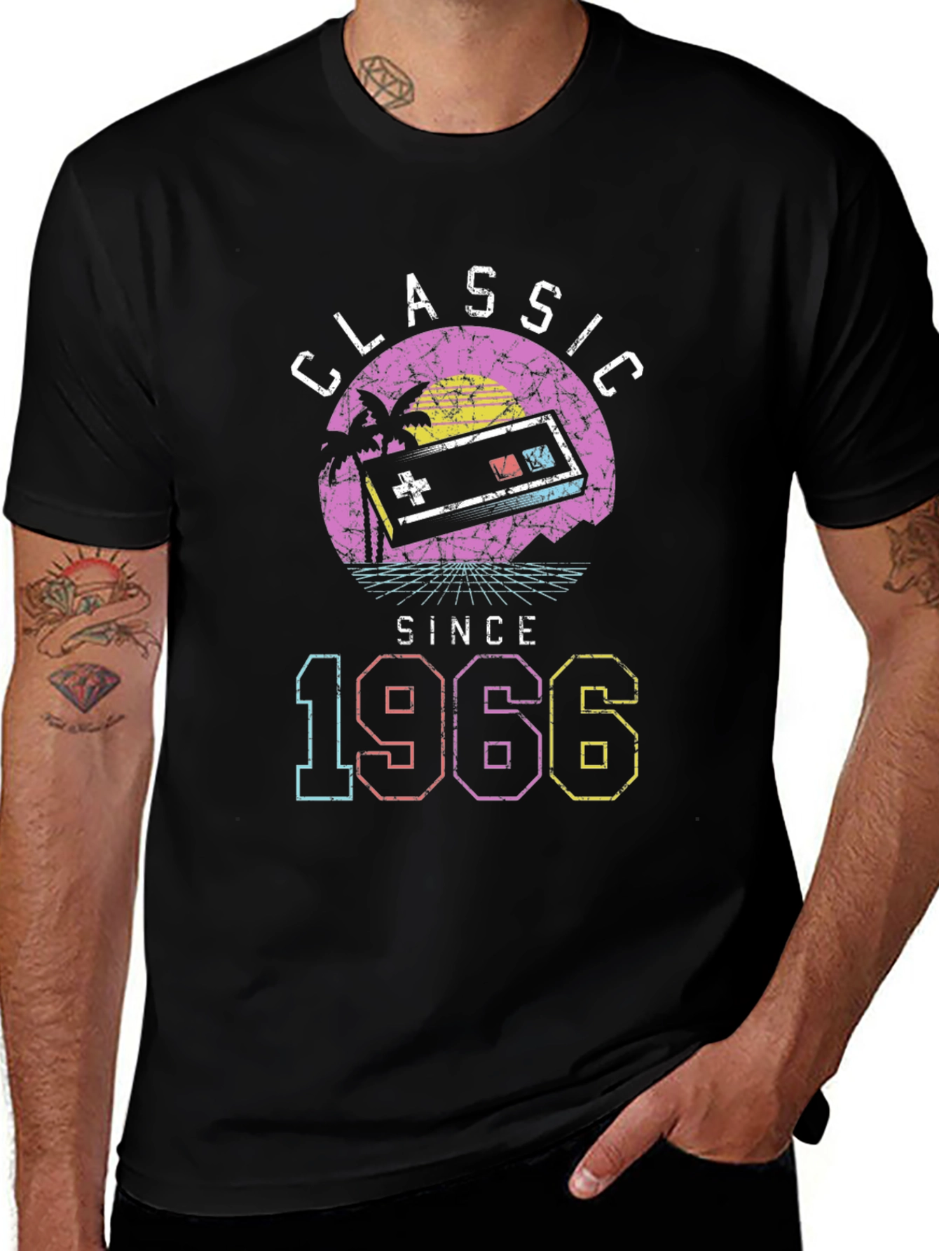 Variant 2 of Classic Since 1966 Gamer T-Shirt Retro