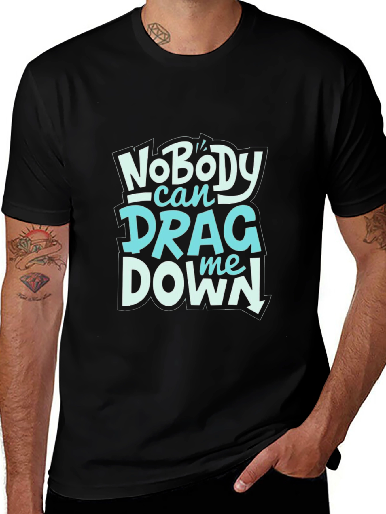 Variant 19 of Nobody Can Drag Me Down Graphic Tee