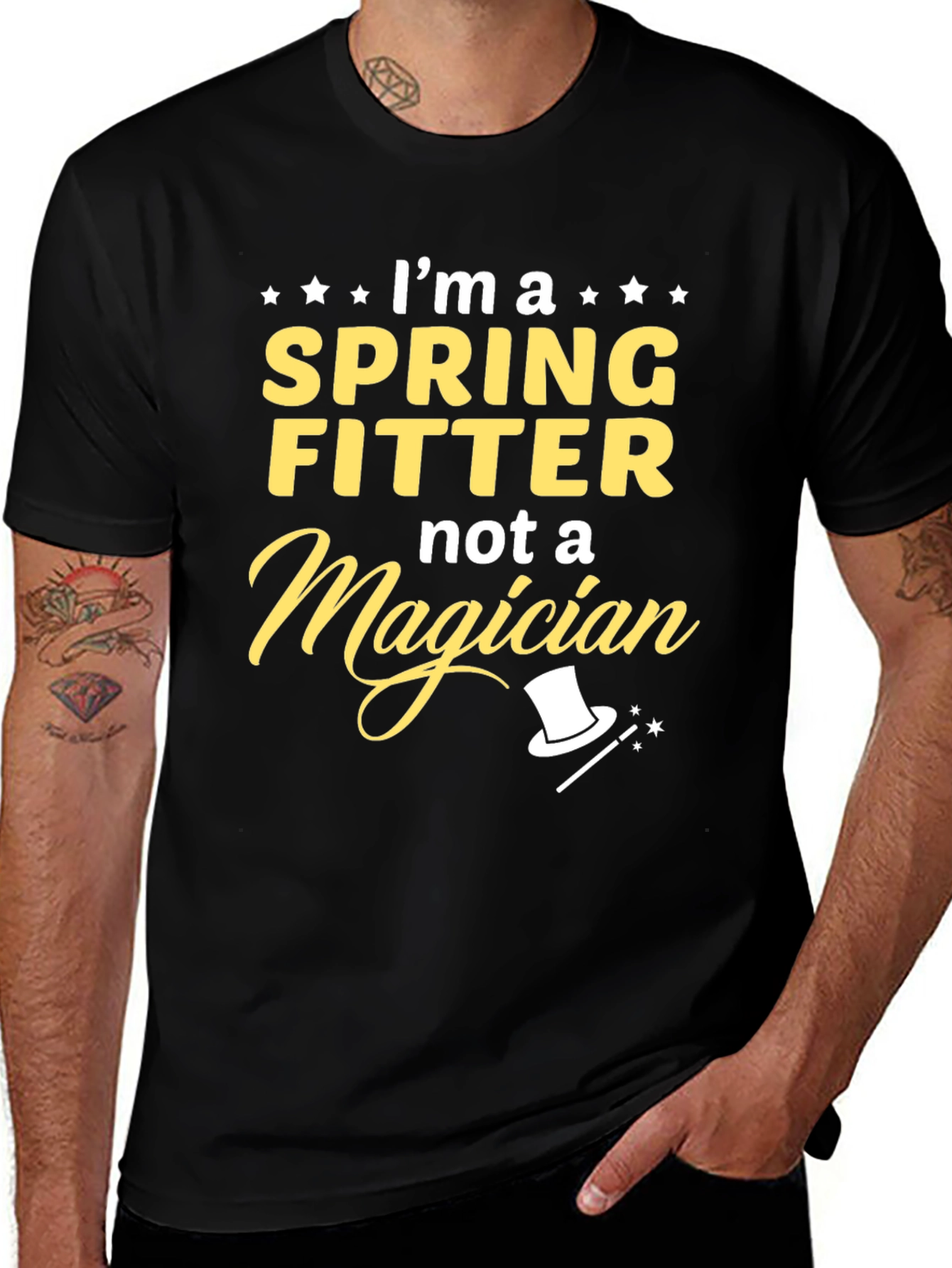 Variant 13 of Spring Fitter T-Shirt - Not A Magician