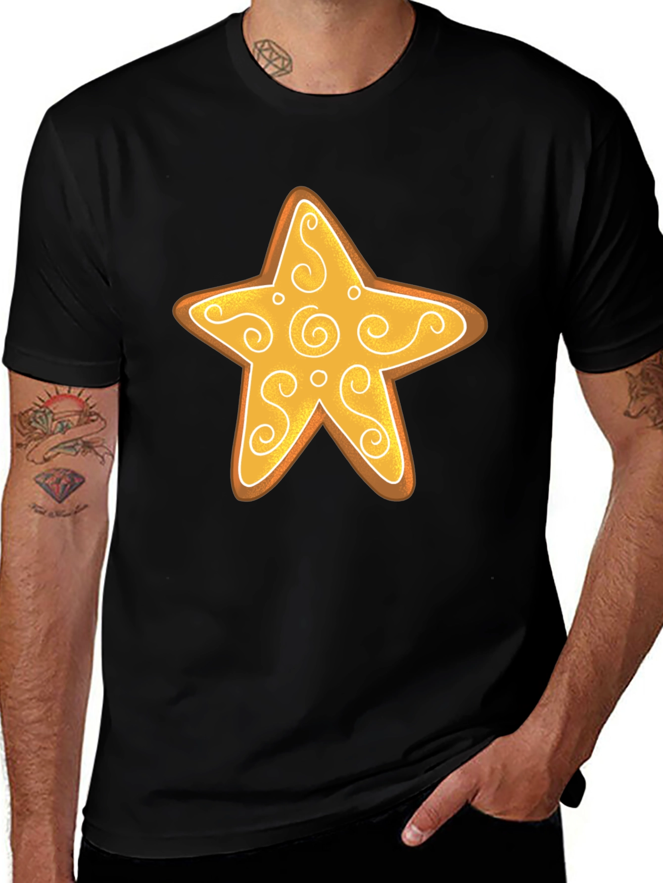 Variant 8 of Star Cookie T-Shirt - Festive Design