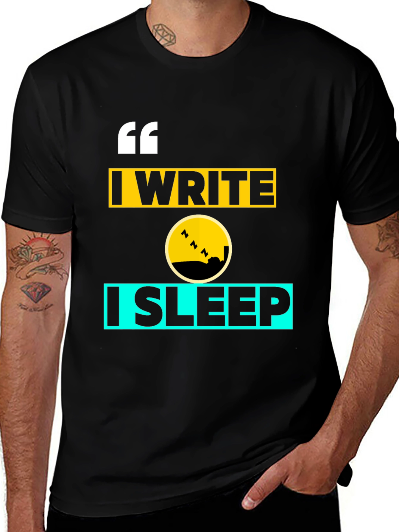 Variant 11 of Write & Sleep T-Shirt - Writer's Life Tee