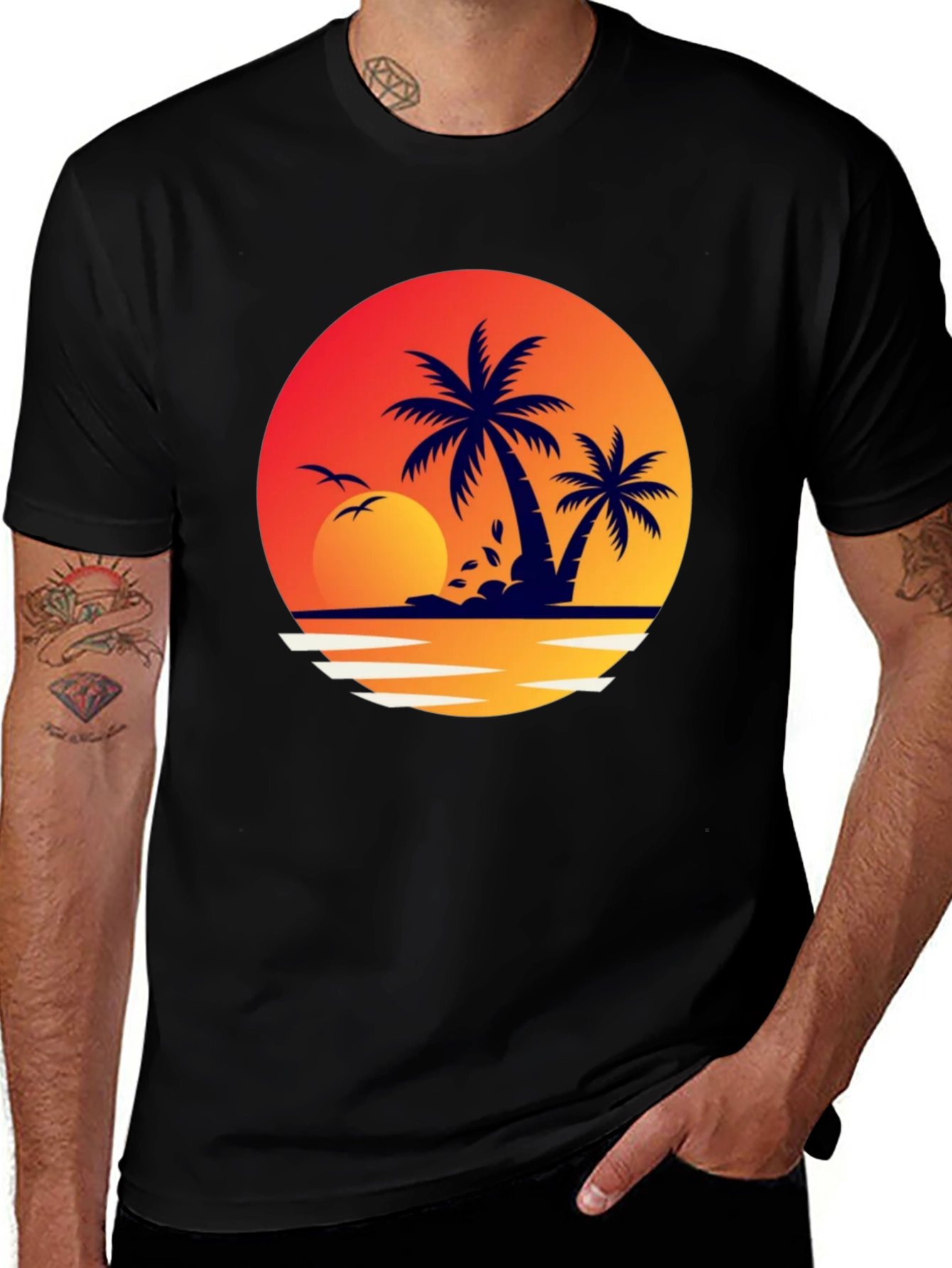 Variant 21 of Tropical Sunset Graphic T-Shirt