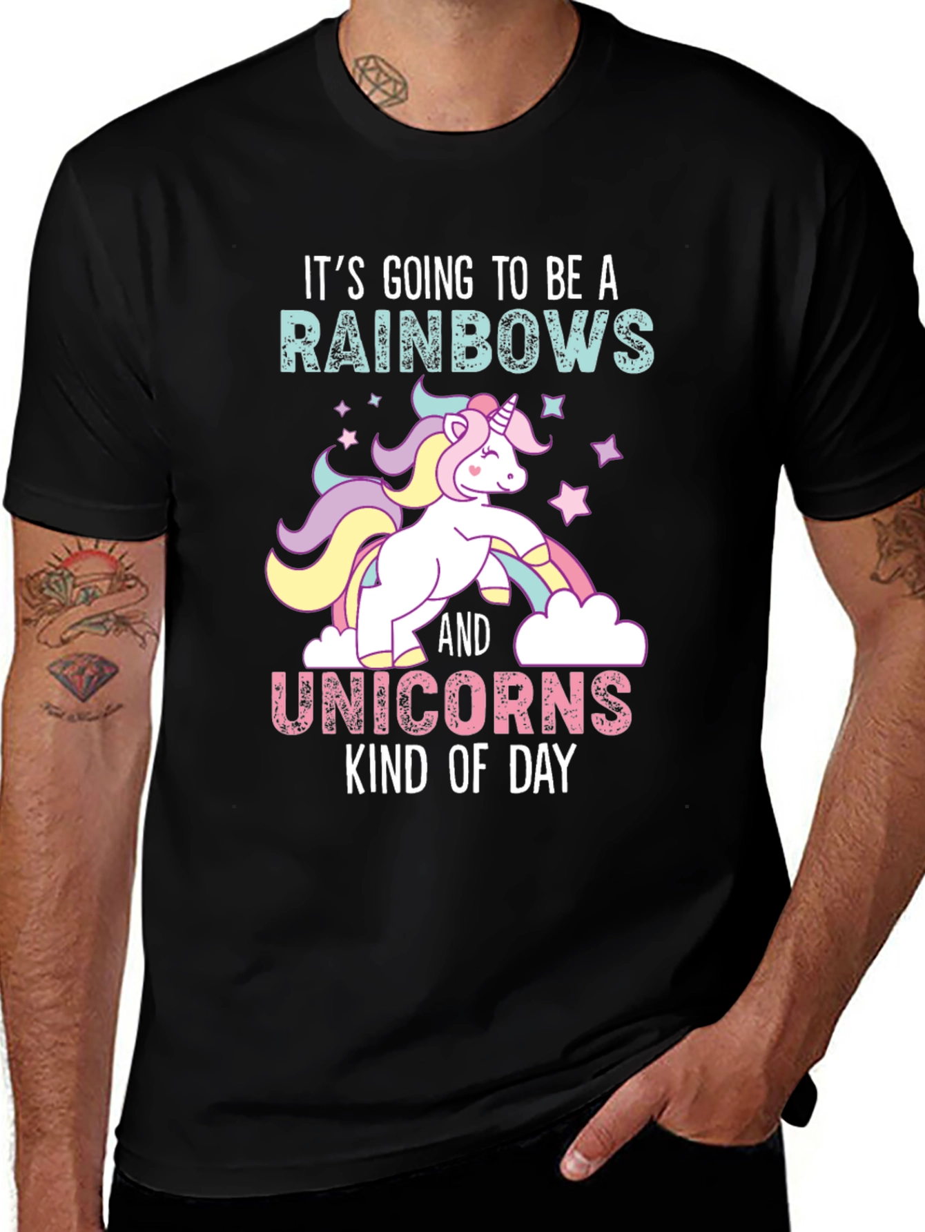 Variant 10 of Rainbows and Unicorns Graphic Tee