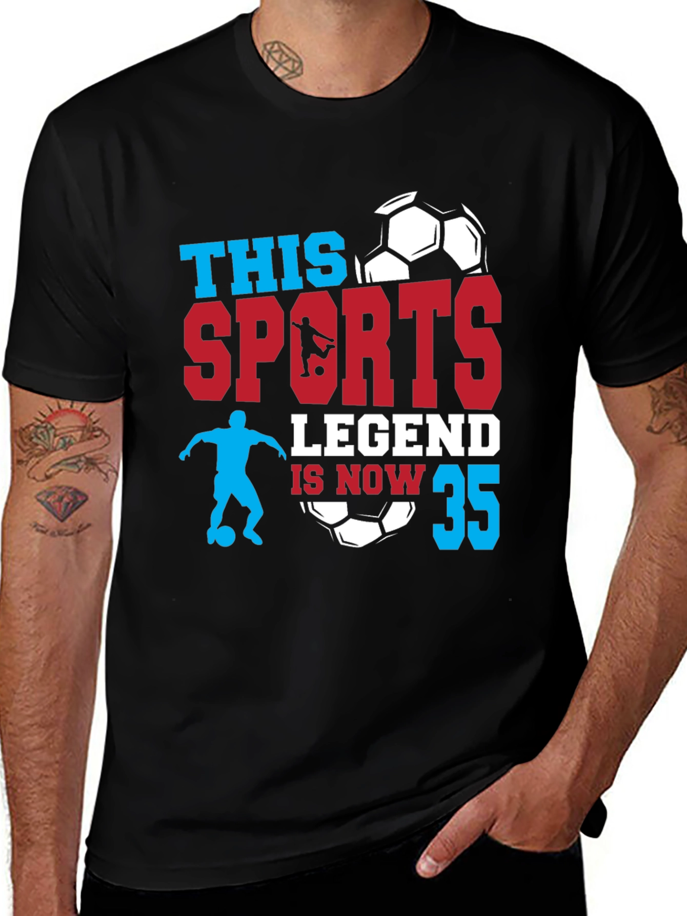 Variant 21 of Sports Legend 35th Birthday Graphic T-Shirt