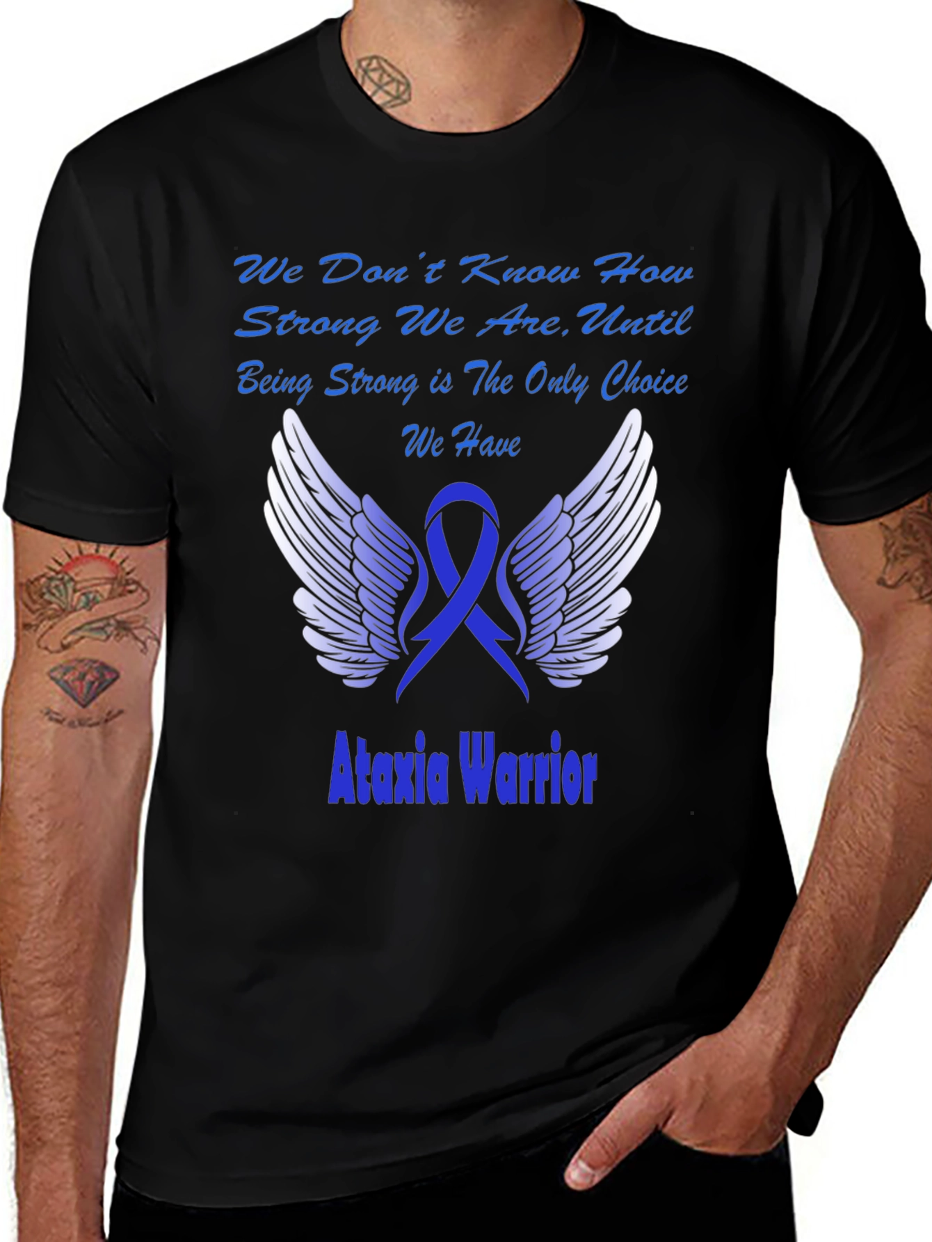 Ataxia Warrior T-Shirt: Show Your Strength