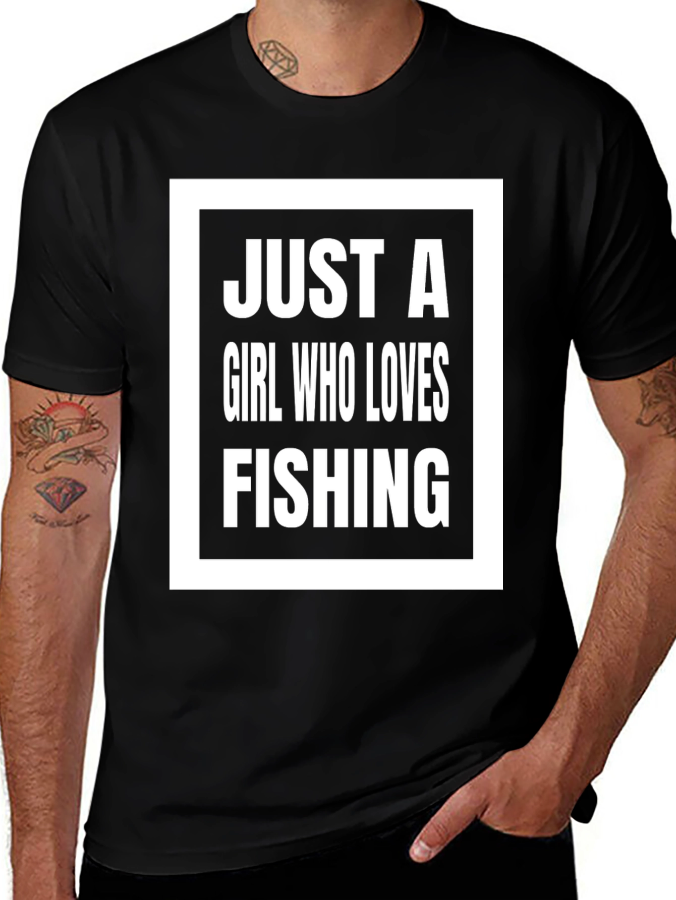 Variant 15 of Fishing Lover Unisex Tee