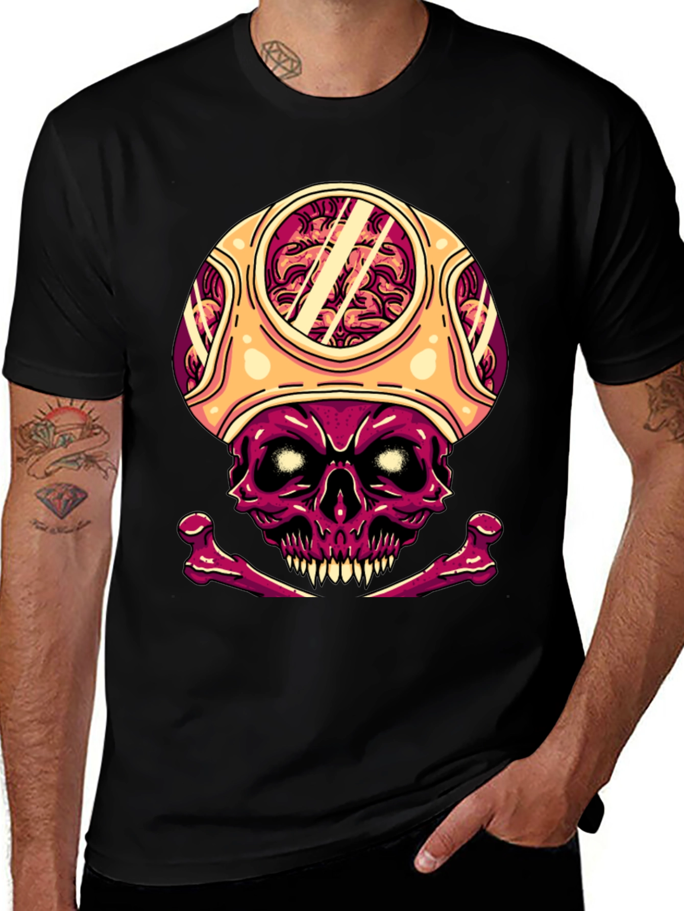 Toad Skull Graphic Tee - Gamer T-Shirt