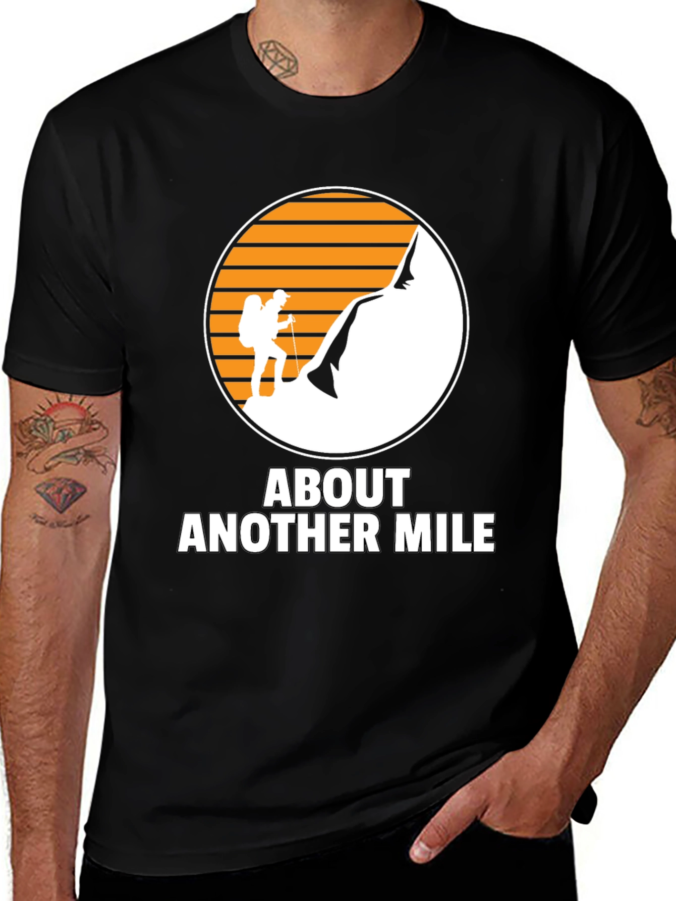 Variant 18 of About Another Mile Climbing T-Shirt