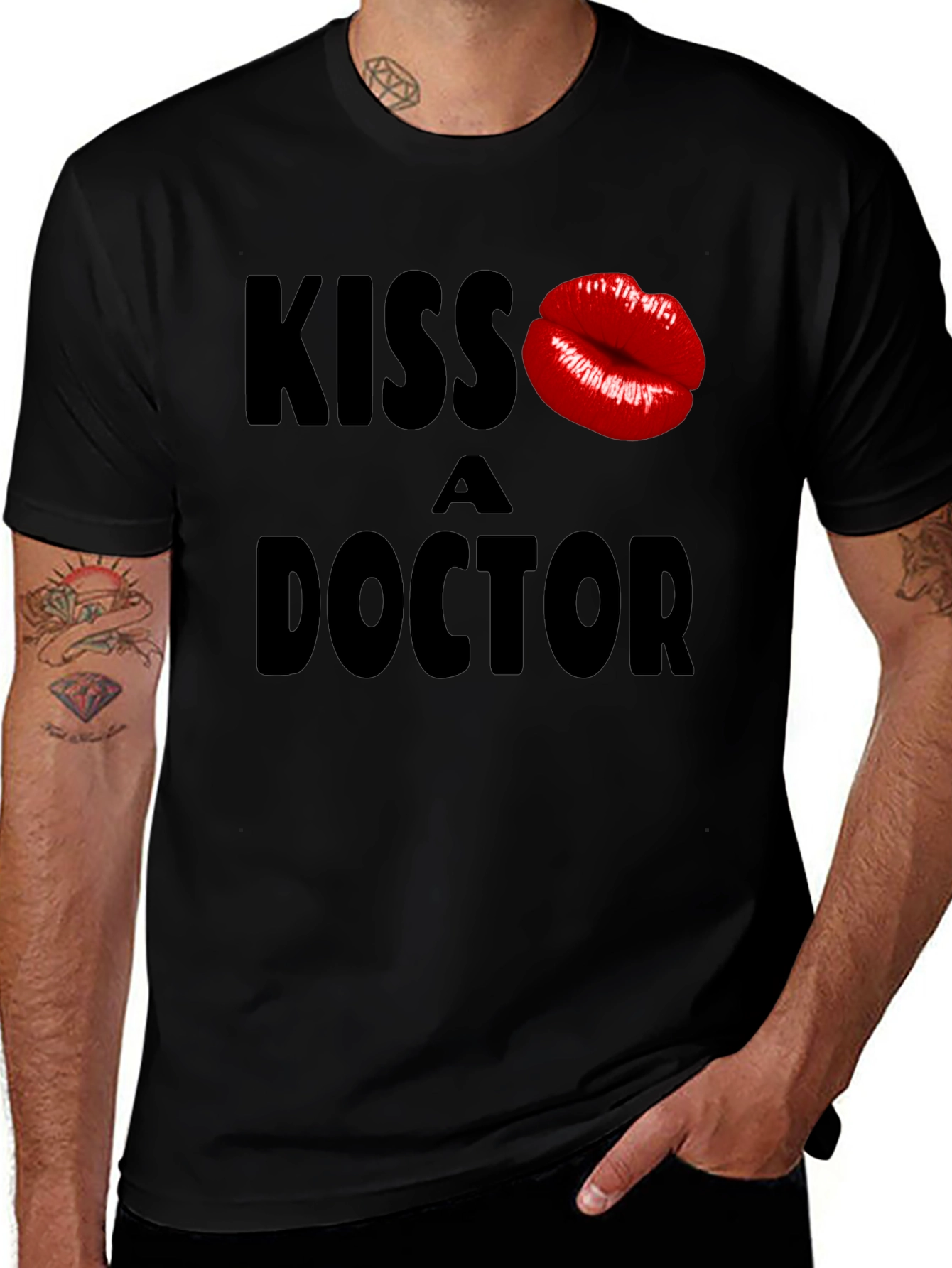 Kiss a Doctor Graphic T-Shirt
