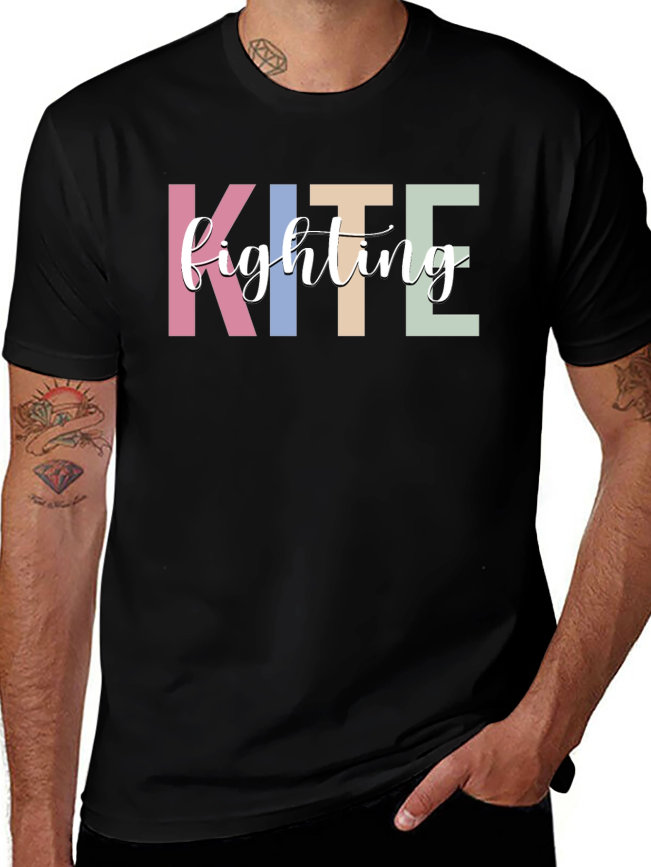 Variant 26 of Kite Fighting Graphic Tee - Stylish Cotton T-Shirt