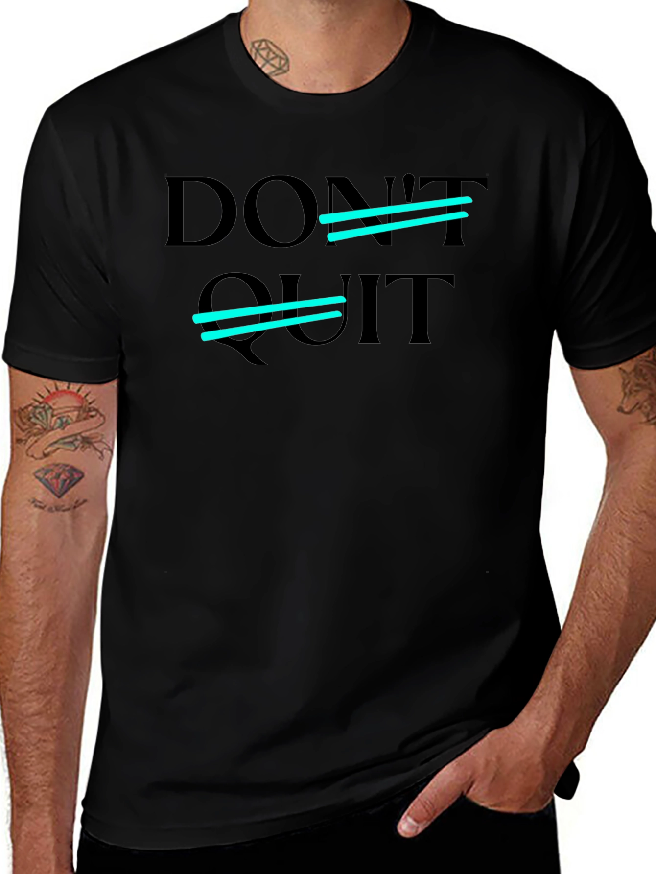 Variant 4 of Don't Quit Motivational T-Shirt