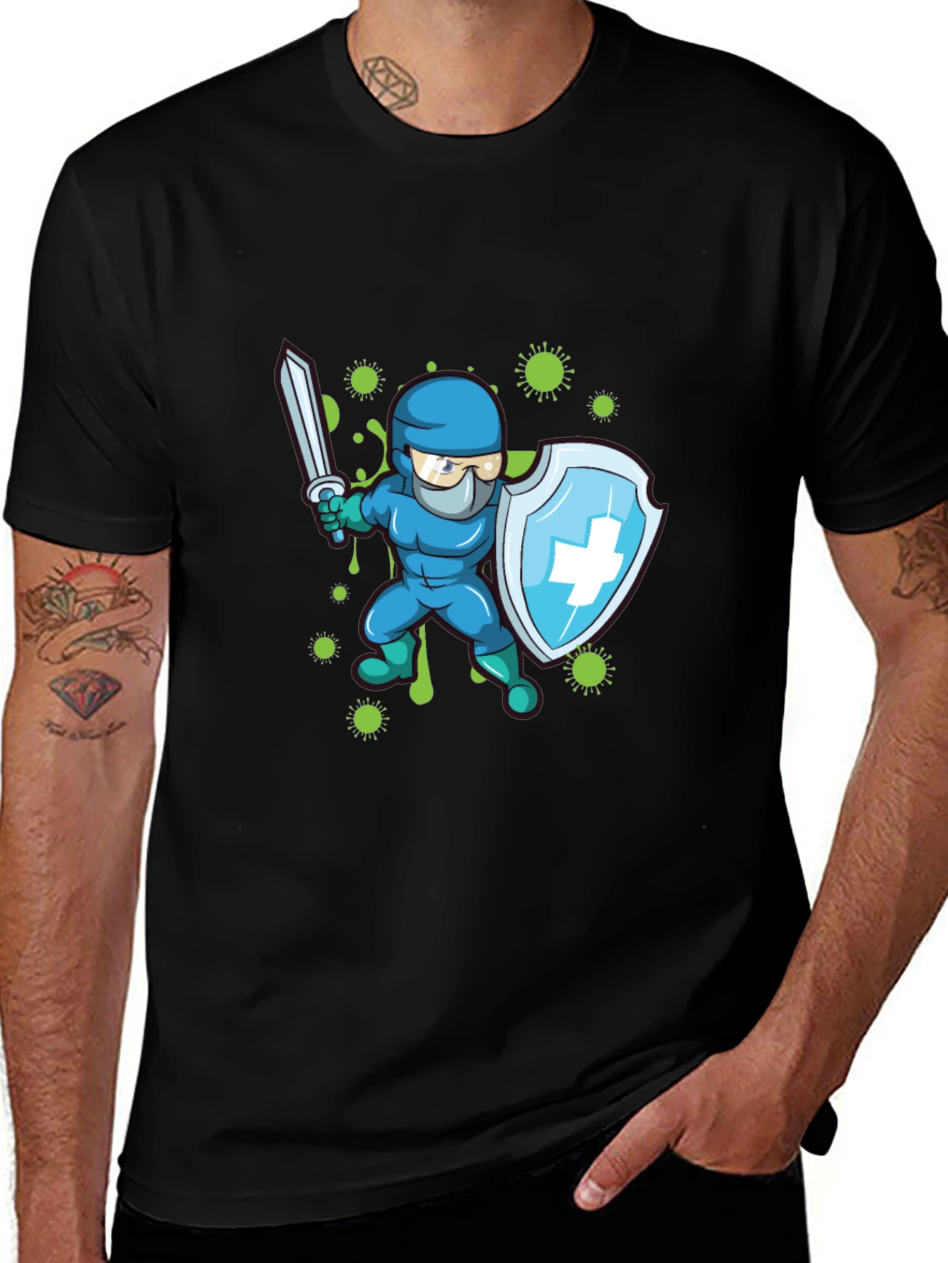 Doctor Defender T-Shirt: Fight the Germs!