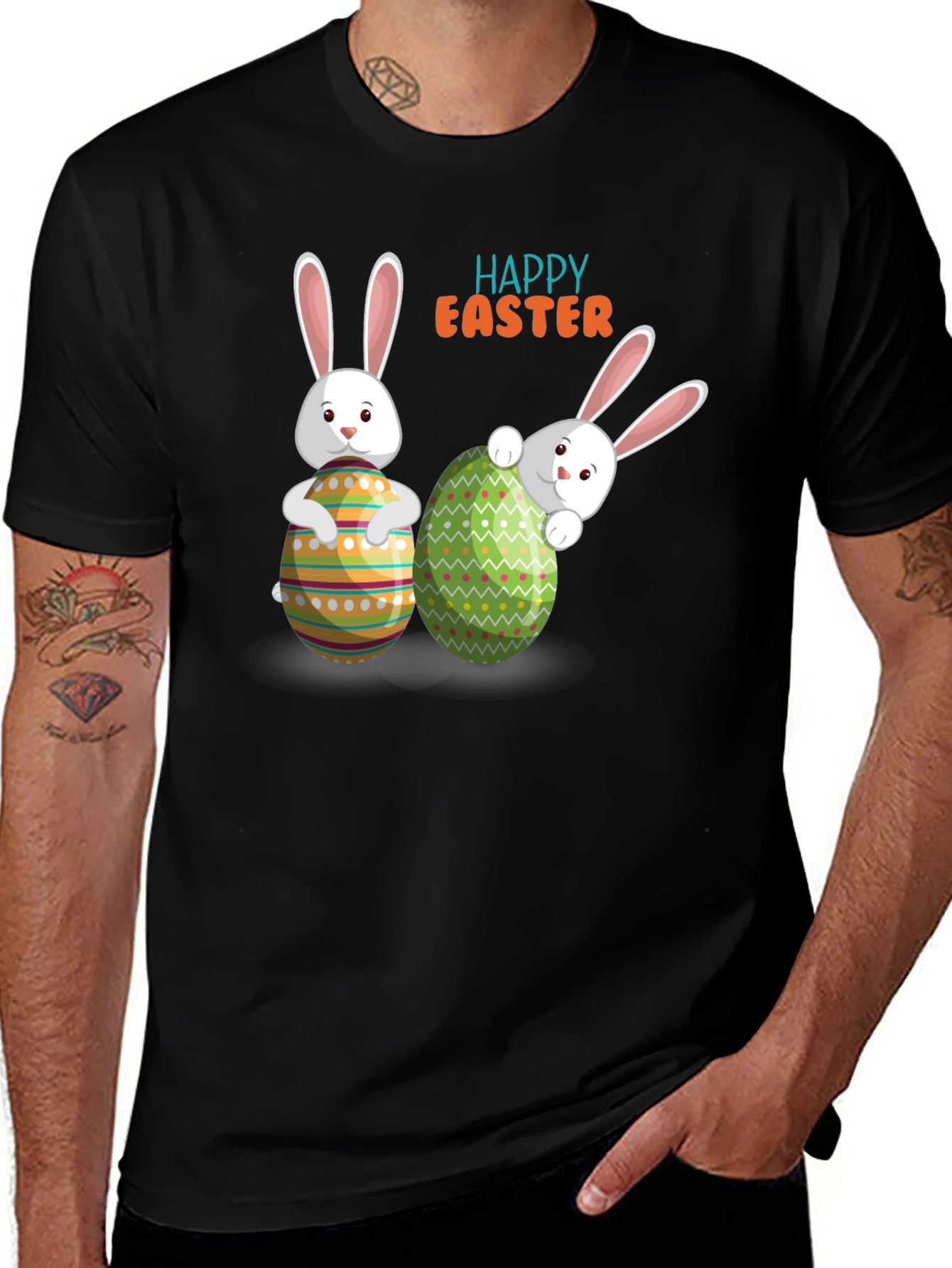Happy Easter Bunny Graphic T-Shirt
