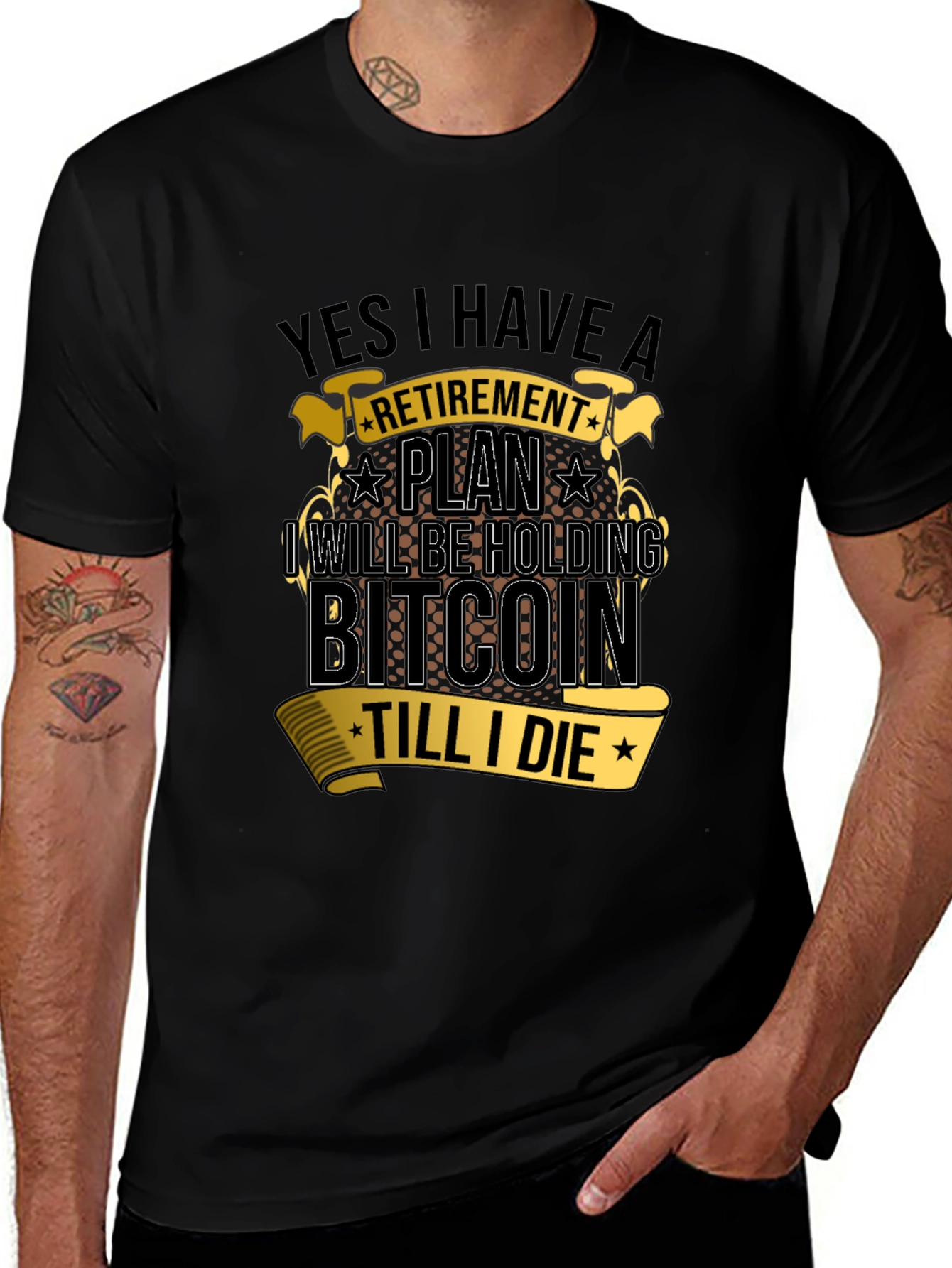 Bitcoin Retirement Plan Graphic Tee