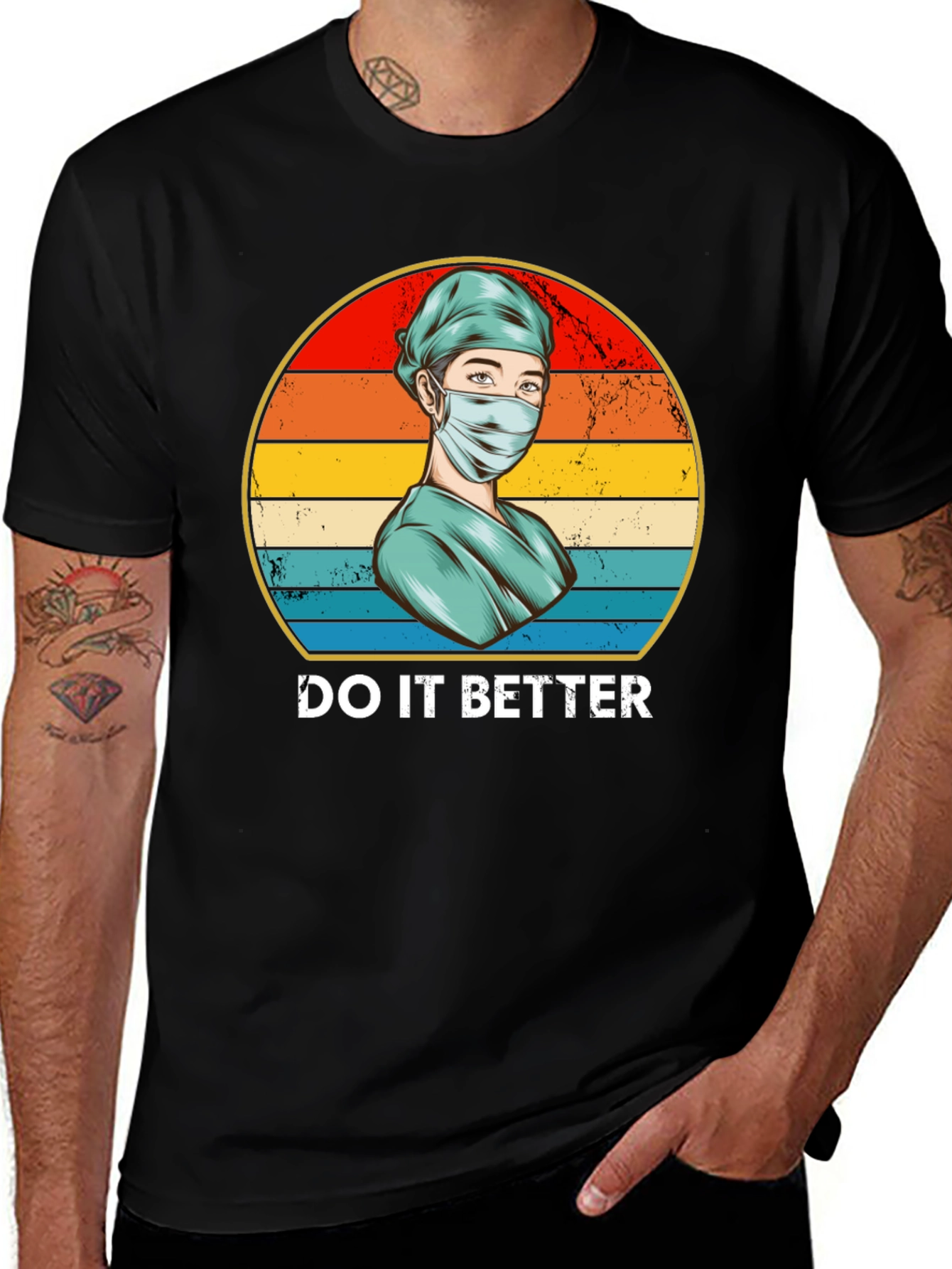 Variant 8 of Do It Better Nurse T-Shirt