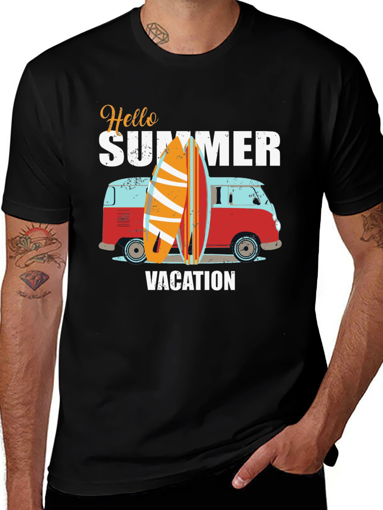 Variant 4 of Hello Summer Vacation Tee