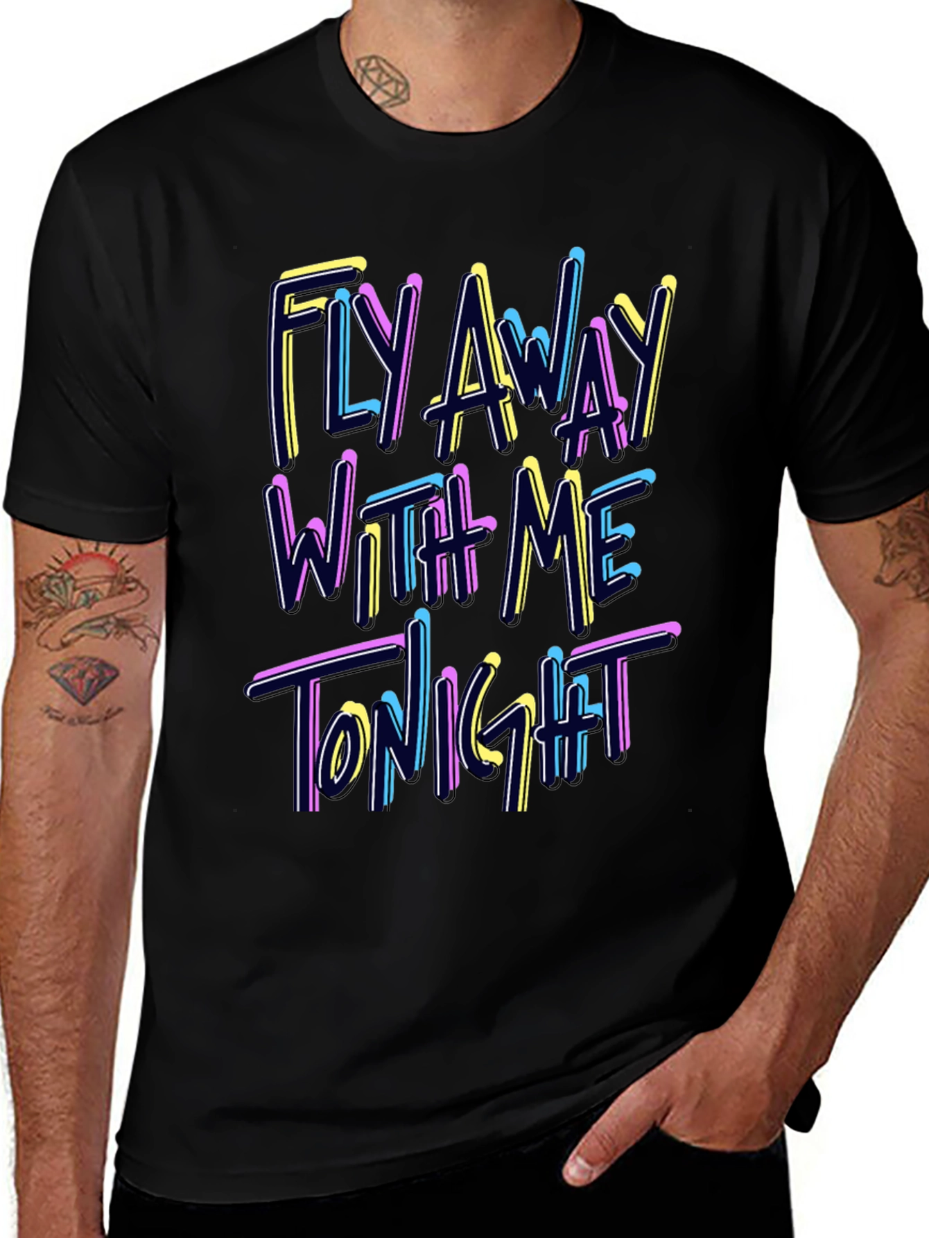 Fly Away With Me Tonight Graphic Tee