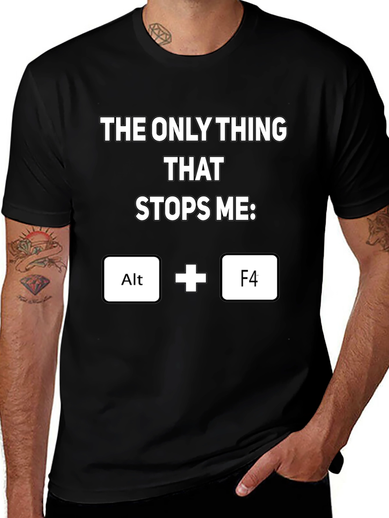 Variant 14 of Alt + F4 Funny Programmer T-Shirt
