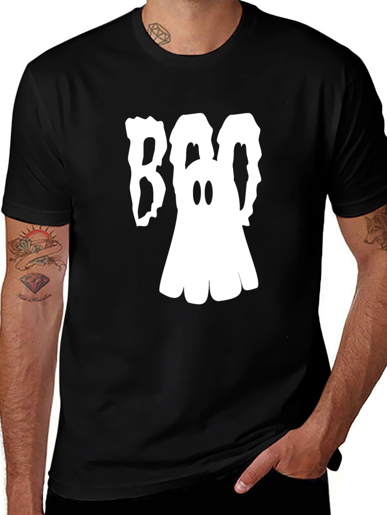 Boo Ghost T-Shirt - Spooky Halloween Apparel