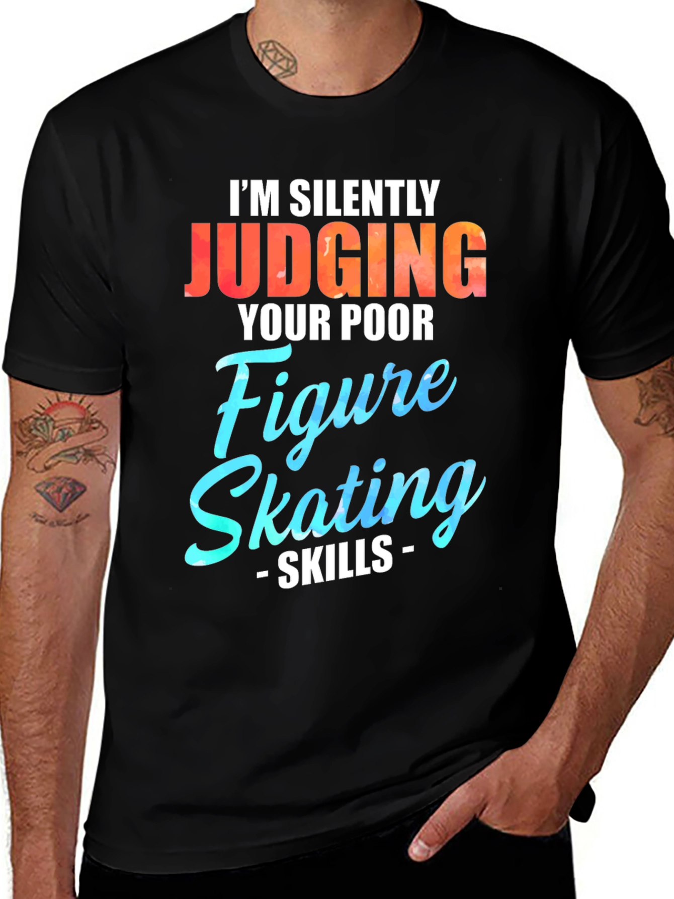 Figure Skating Judge T-Shirt - Silently Judging Skills