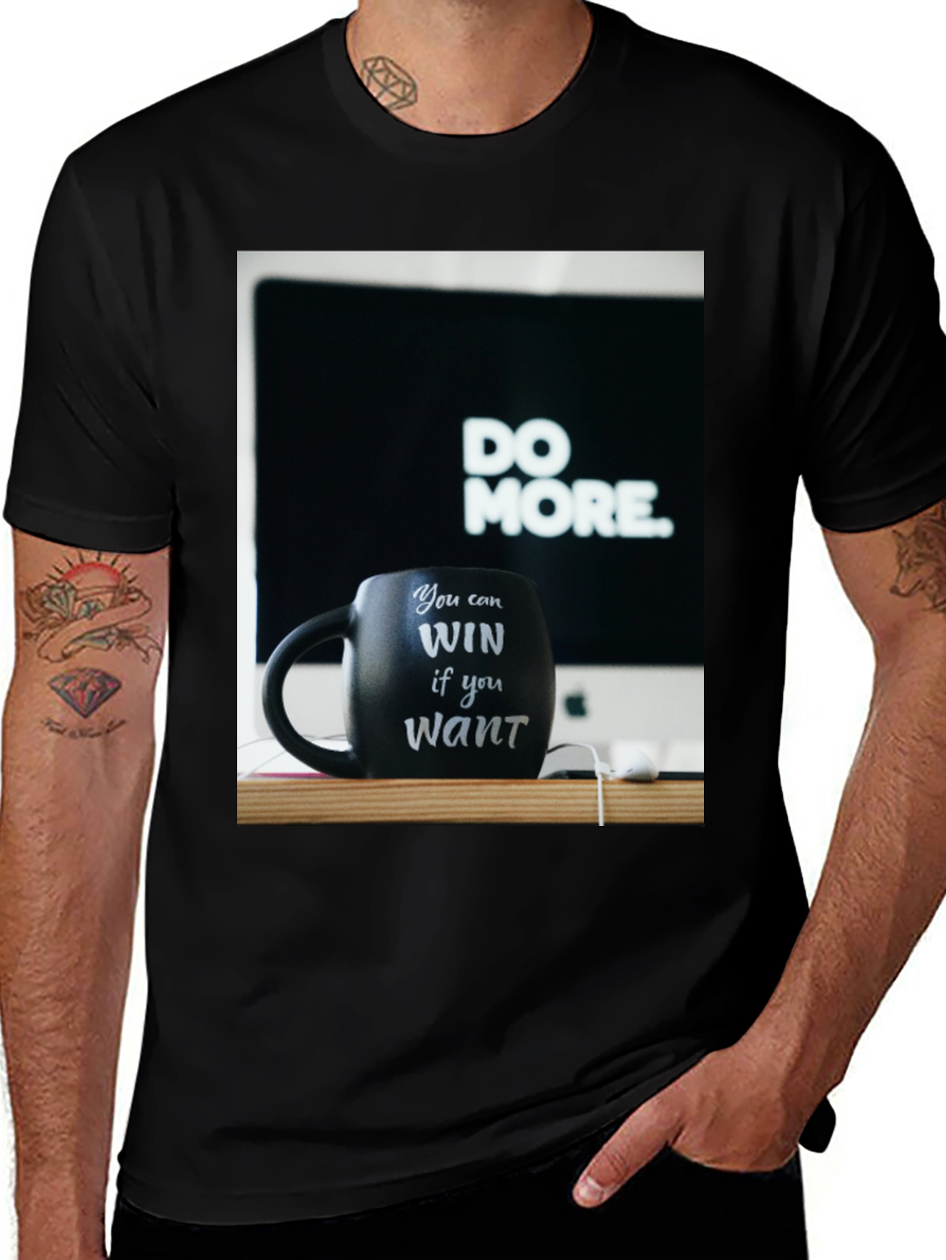 Variant 3 of Motivational Mug T-Shirt - You Can Win!