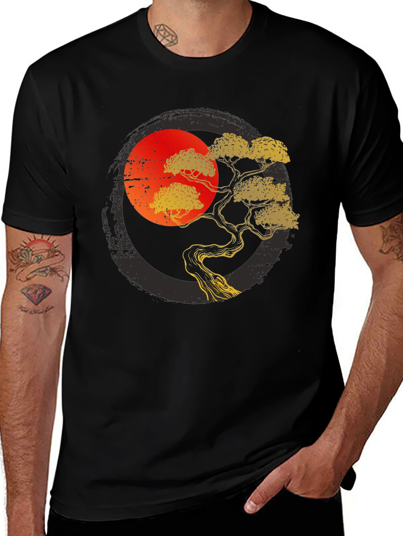 Variant 19 of Bonsai Tree Graphic Tee