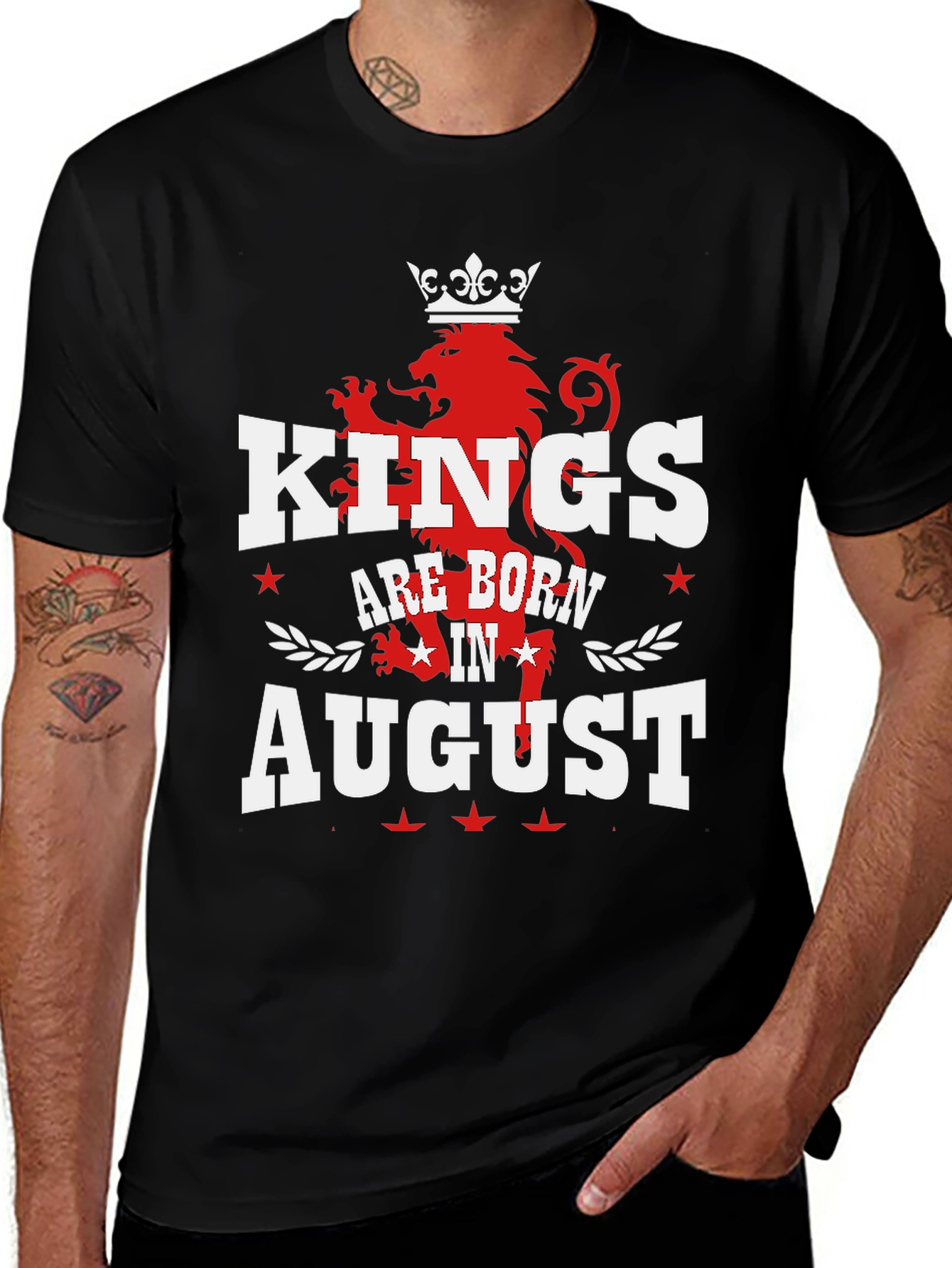 Variant 11 of Kings Born in August Graphic Tee