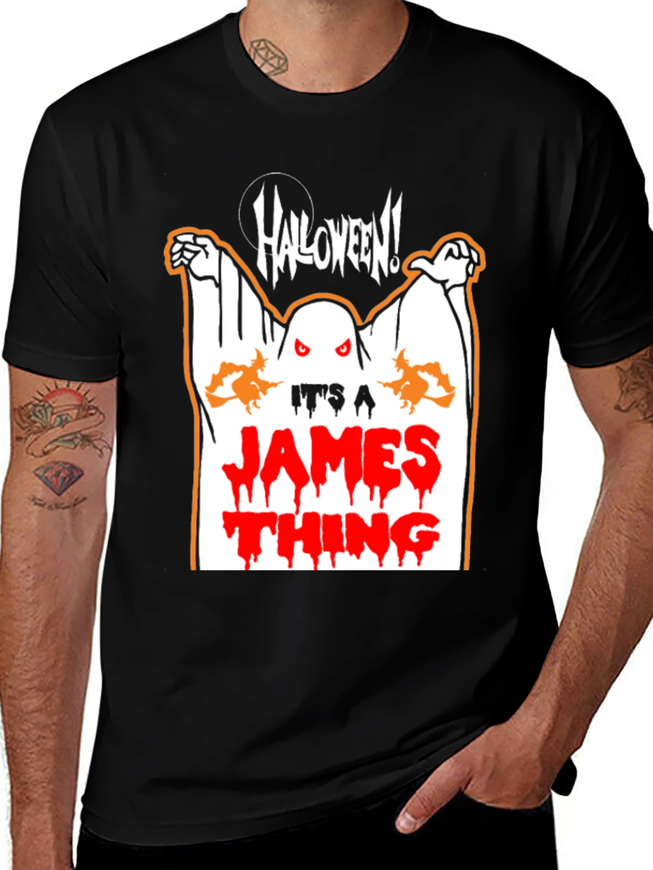 Variant 2 of Halloween James Thing Ghost T-Shirt