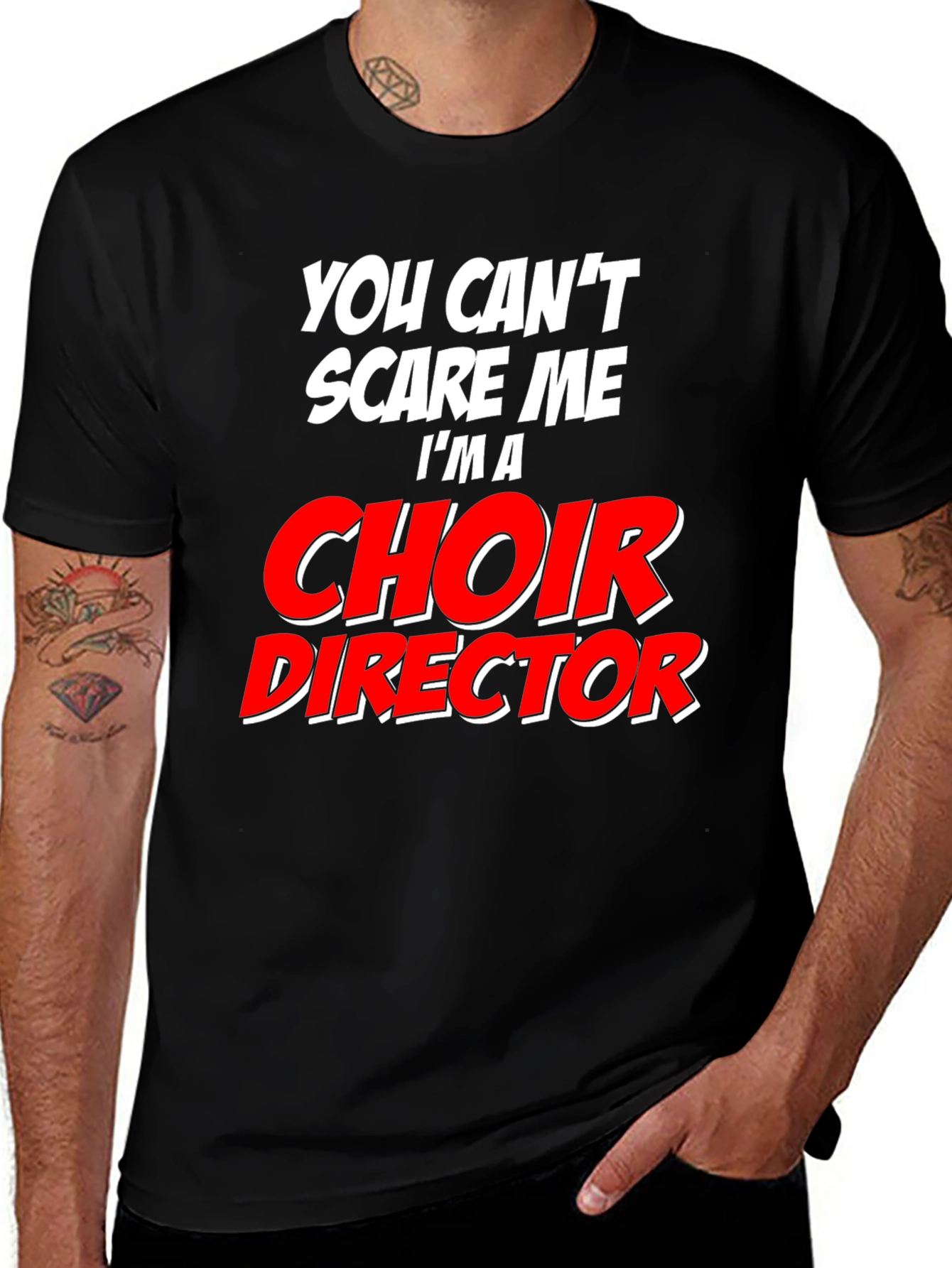 Variant 5 of Choir Director T-Shirt - Funny Fearless Design