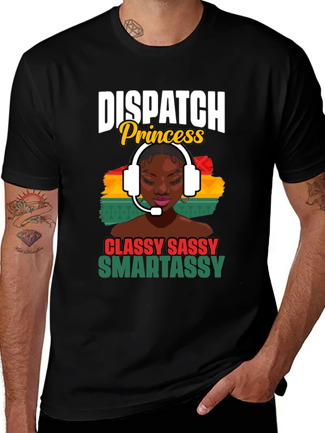 Variant 20 of Dispatch Princess T-Shirt - Classy Sassy Smartassy