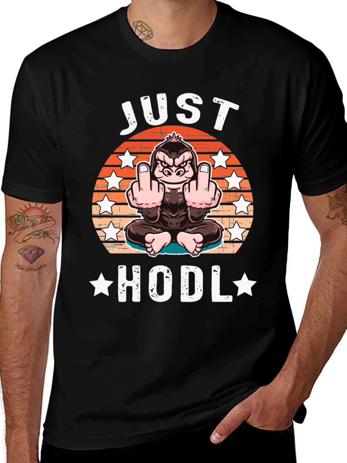 Variant 10 of Just Hodl Gorilla T-Shirt