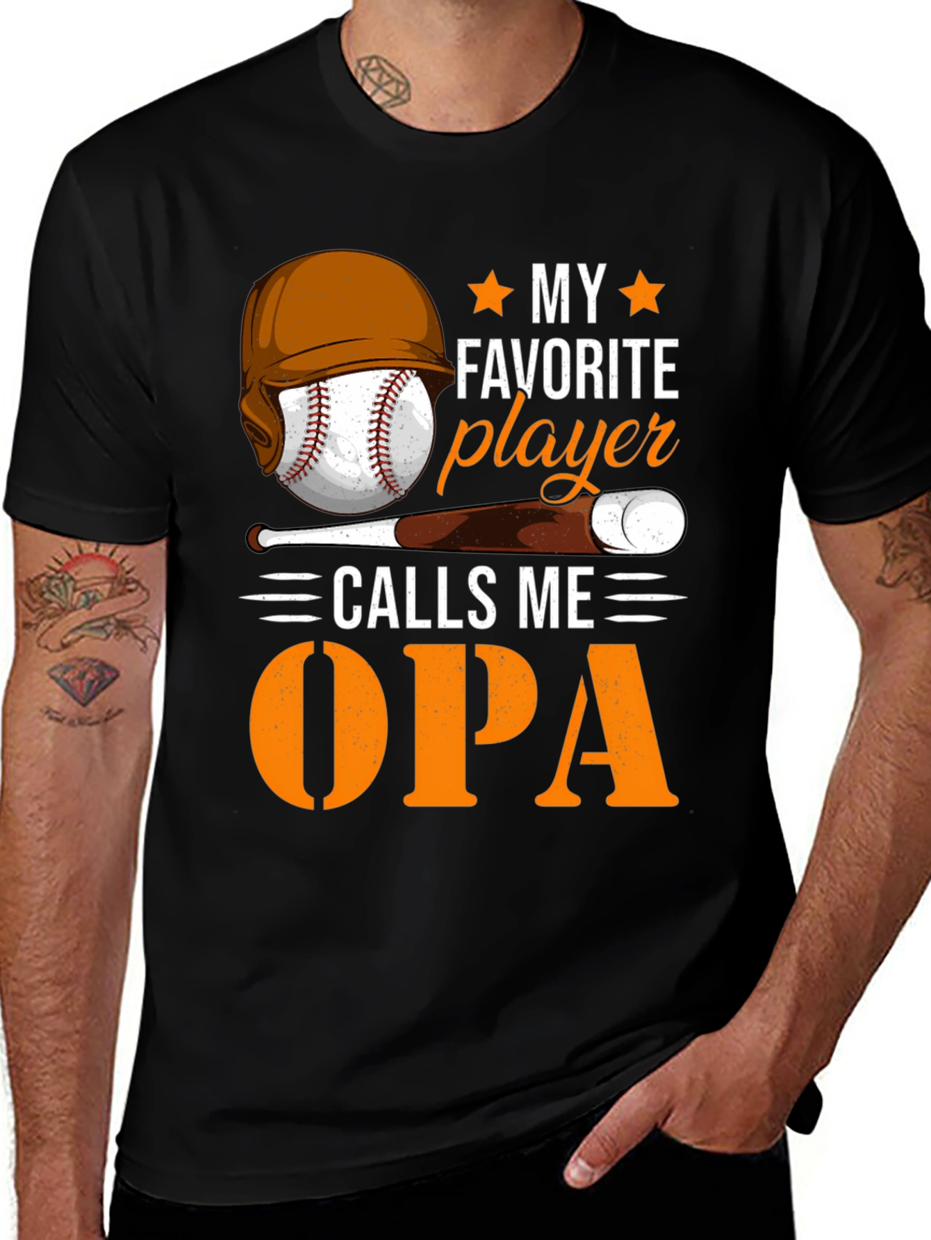 Variant 25 of My Favorite Player Calls Me Opa T-Shirt