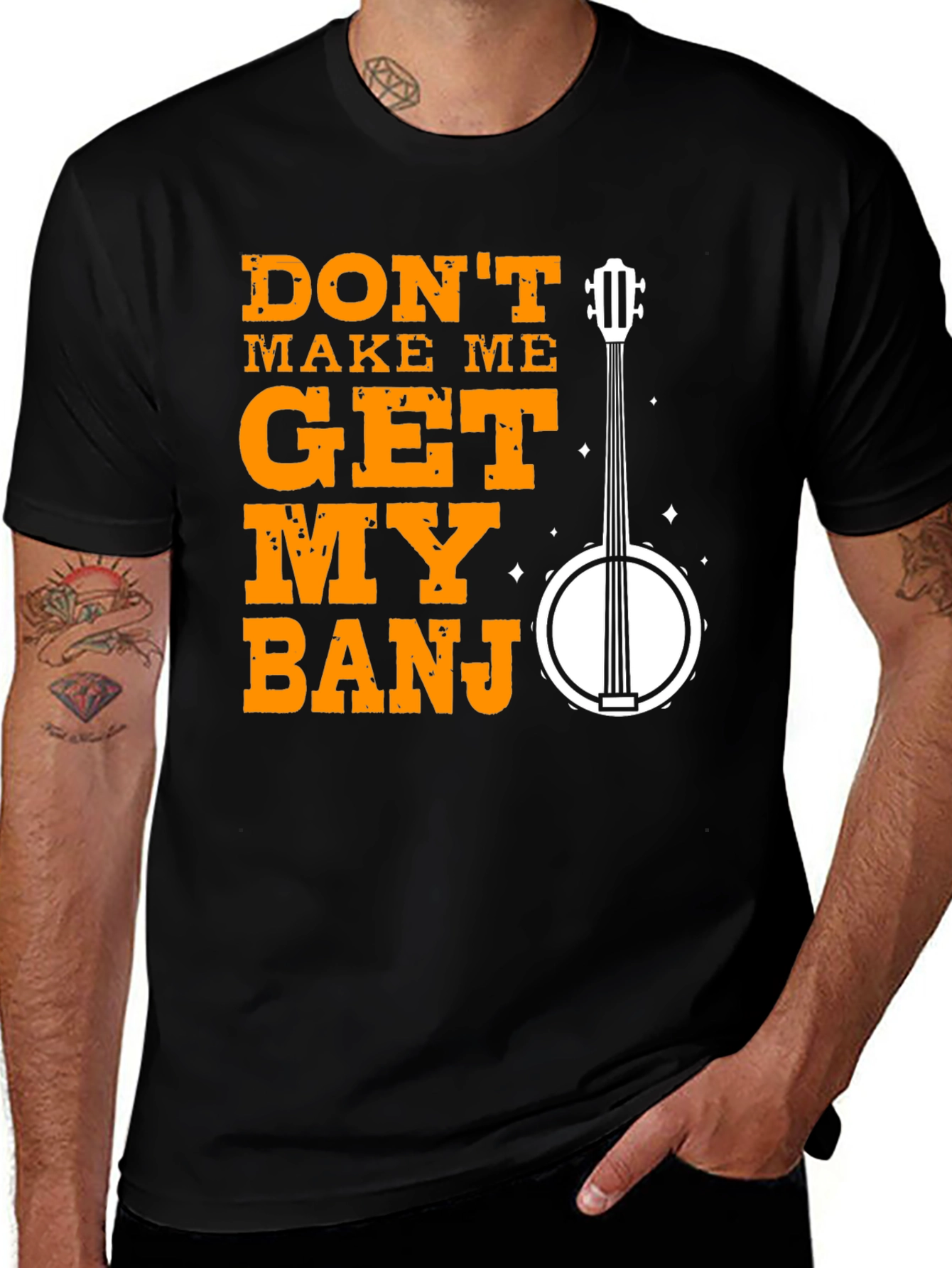 Variant 3 of Don't Make Me Get My Banjo T-Shirt