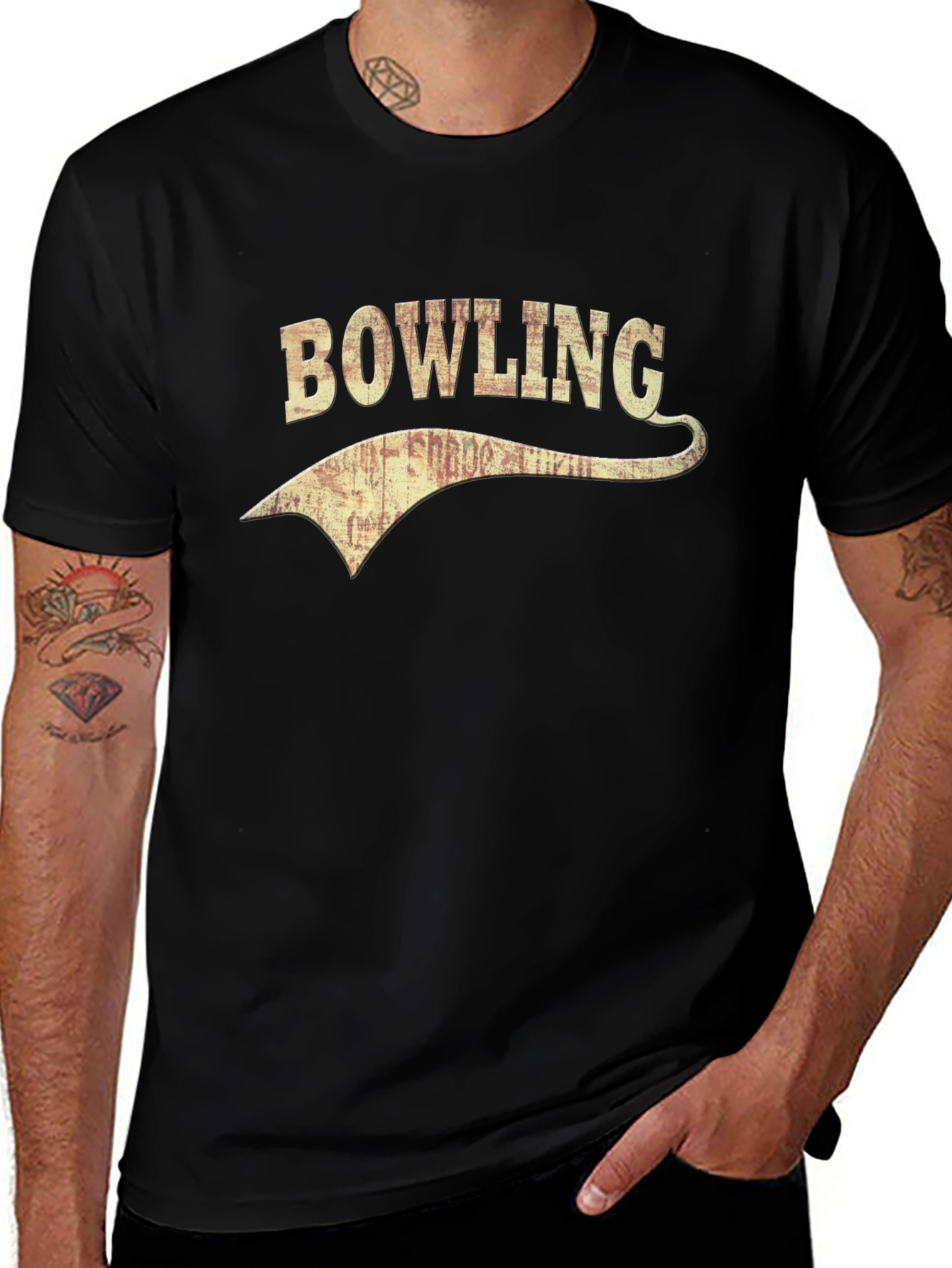 Variant 3 of Vintage Bowling T-Shirt - Retro Style Tee