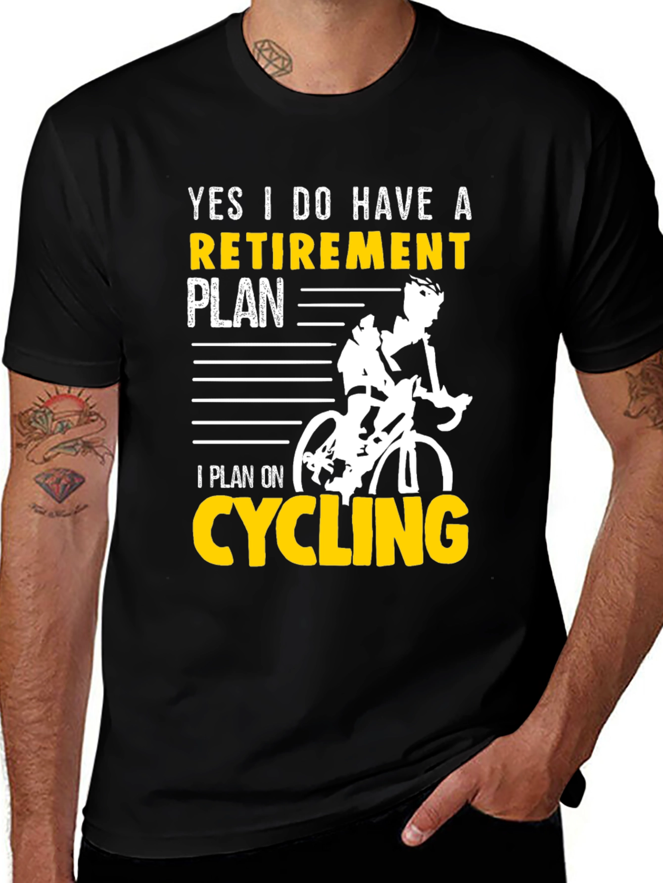 Variant 12 of Cycling Retirement Plan T-Shirt