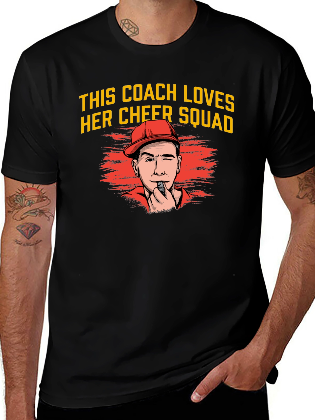 Variant 18 of Cheer Squad Coach T-Shirt