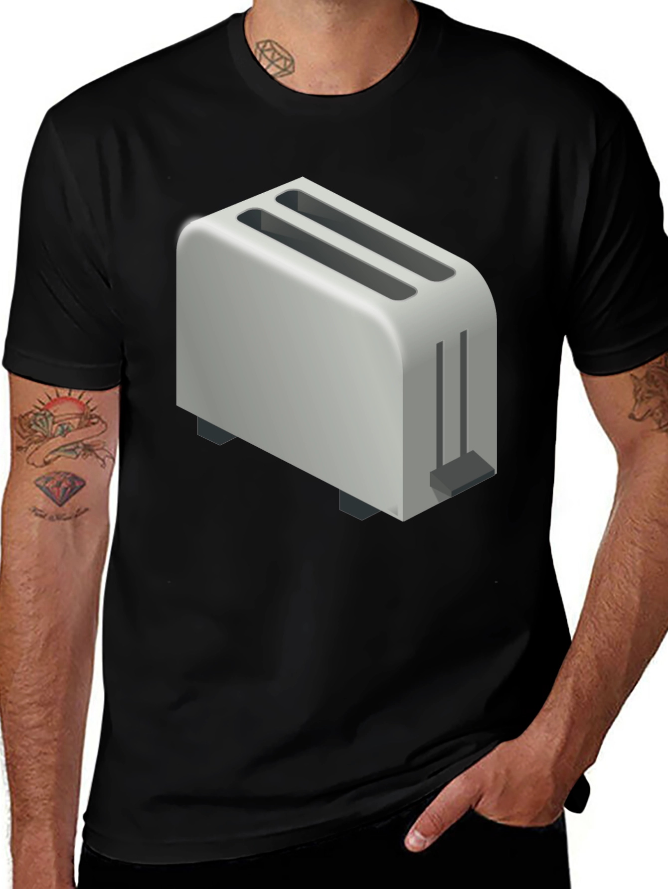 Variant 12 of Toaster Graphic T-Shirt - Novelty Tee for Bread Lovers