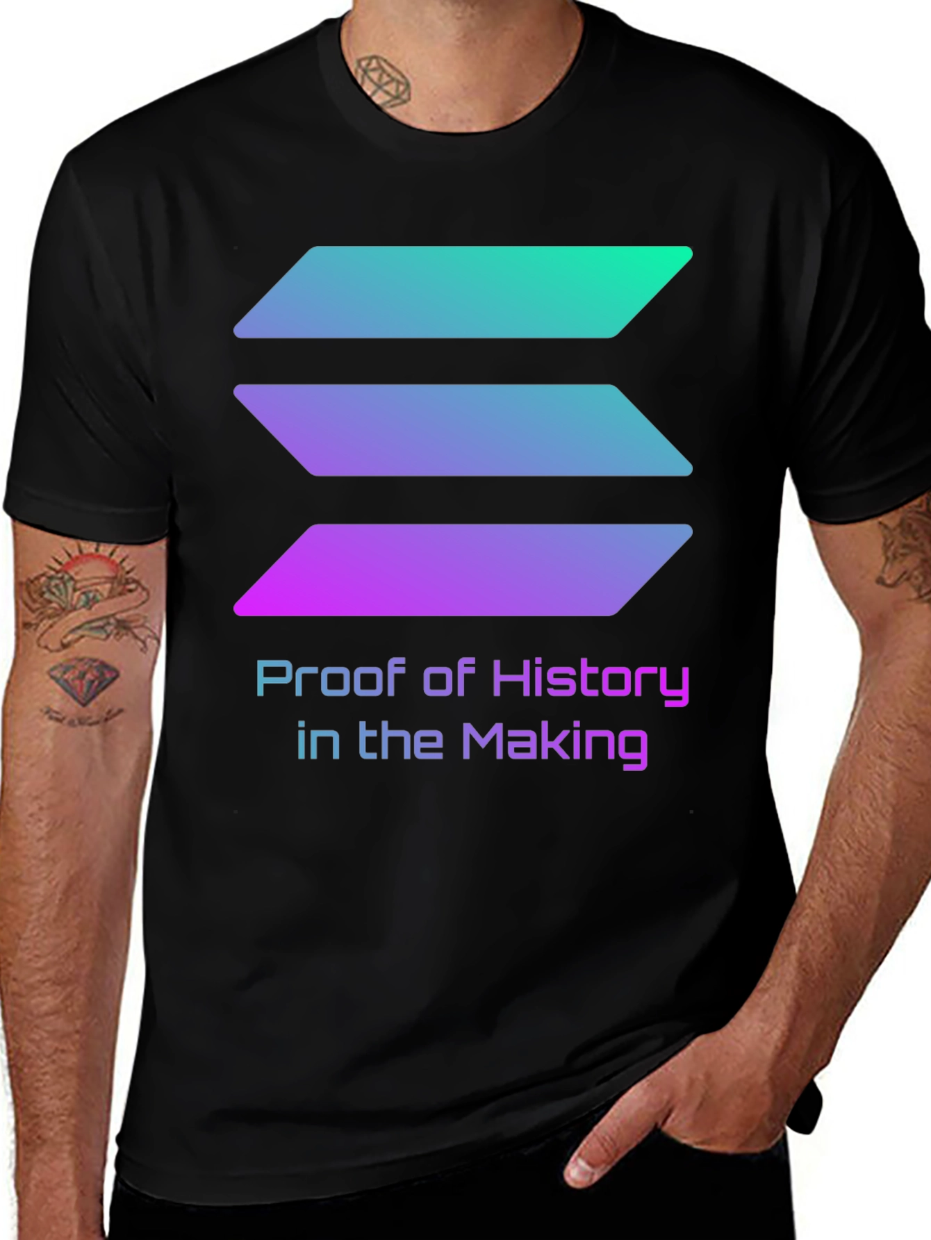 Solana 'Proof of History' Crypto T-Shirt
