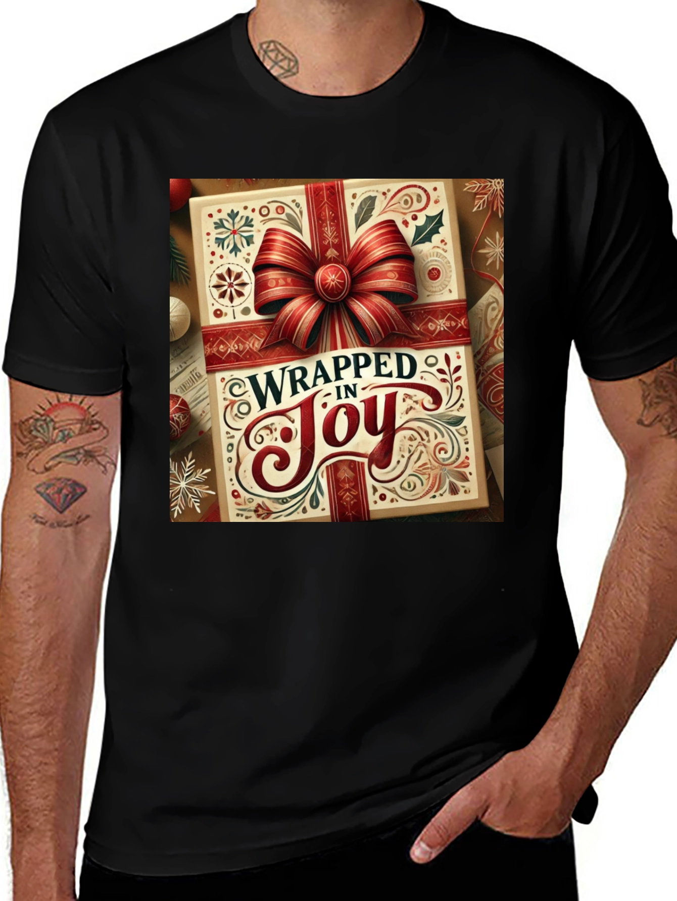 Variant 16 of Wrapped in Joy Graphic Tee