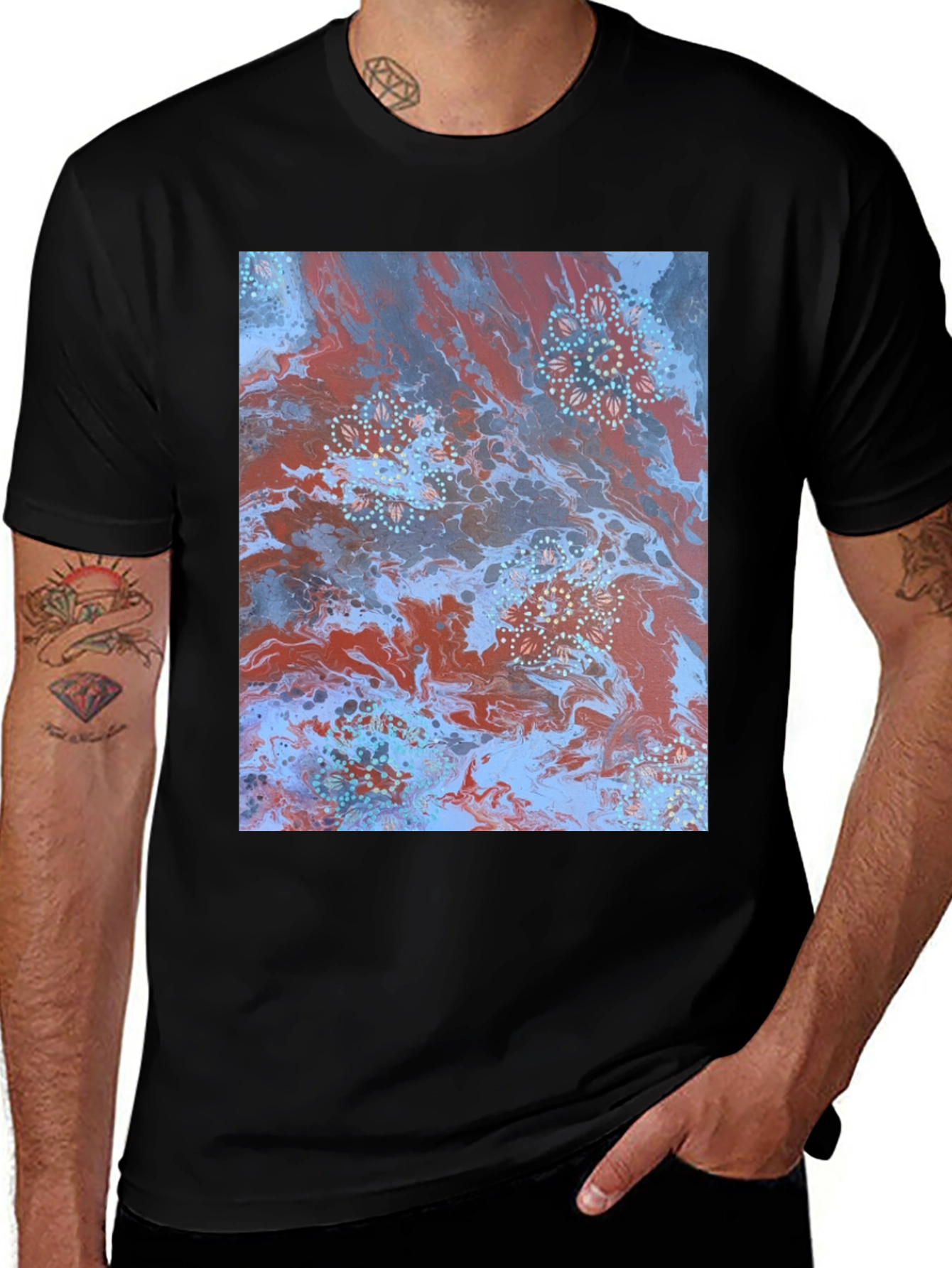 Variant 14 of Abstract Art T-Shirt - Unique Graphic Tee