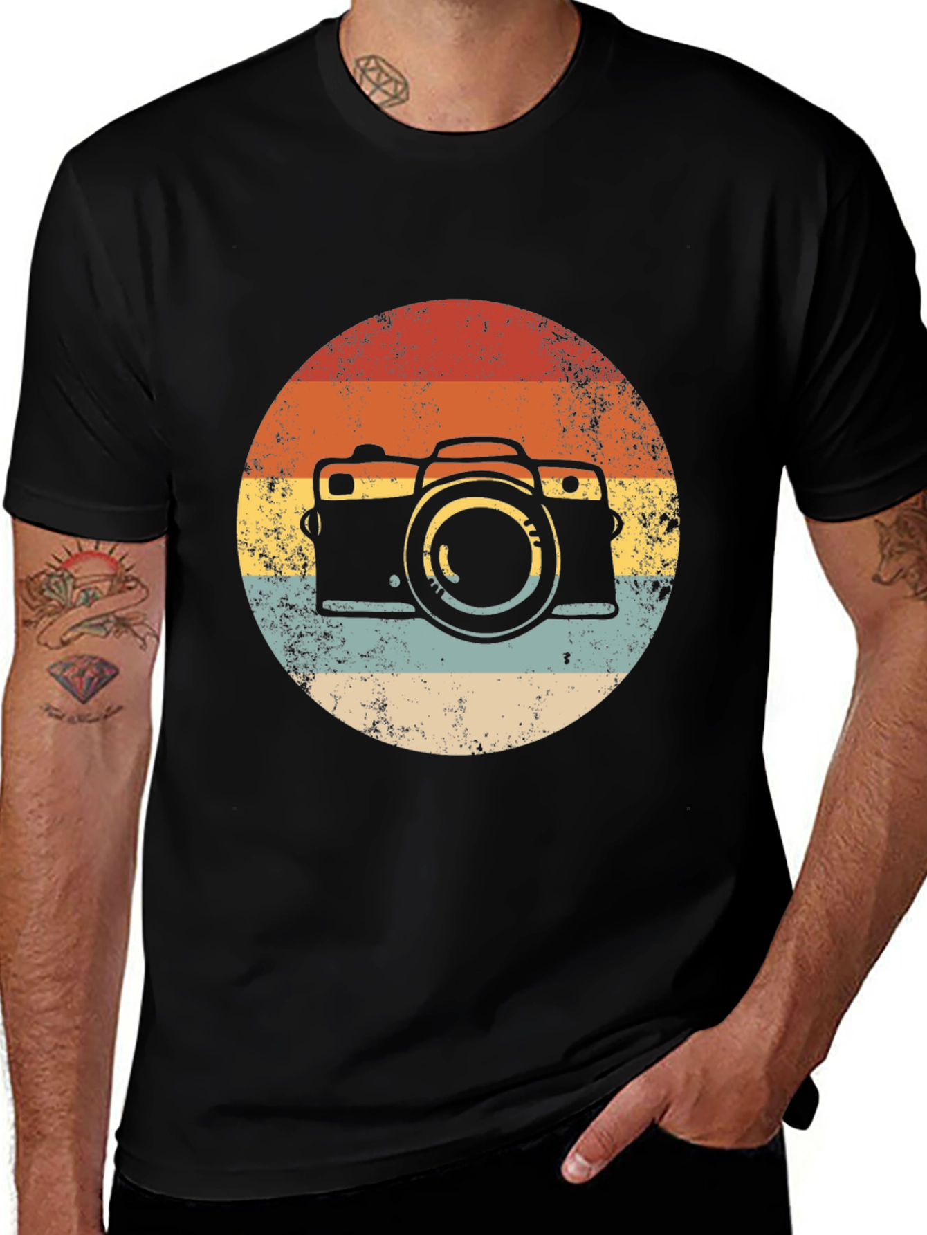 Variant 17 of Vintage Camera Graphic Tee - Retro Photographer T-Shirt