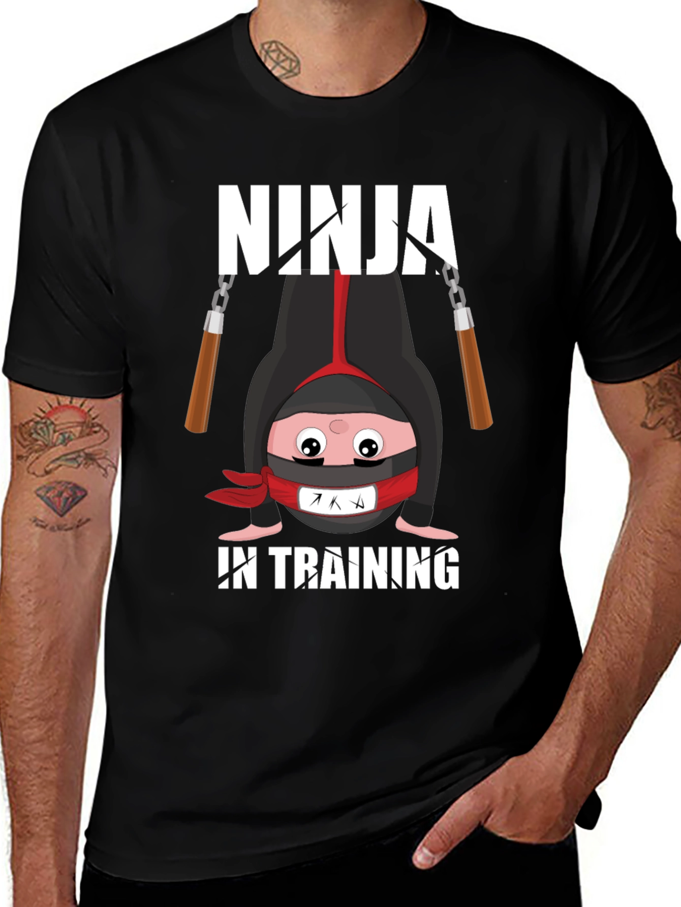 Variant 13 of Ninja In Training Graphic Tee