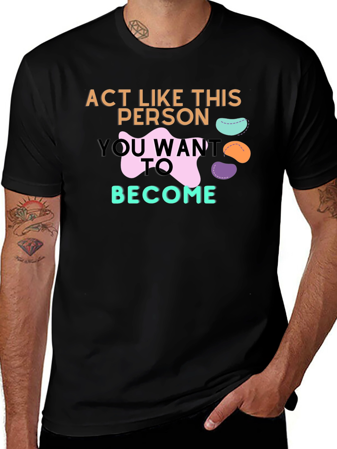 Variant 29 of Act Like This Person T-Shirt - Motivational Graphic Tee