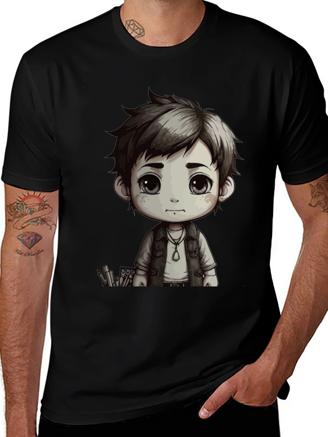 Variant 13 of Anime Boy Graphic Tee - Cool Casual Style